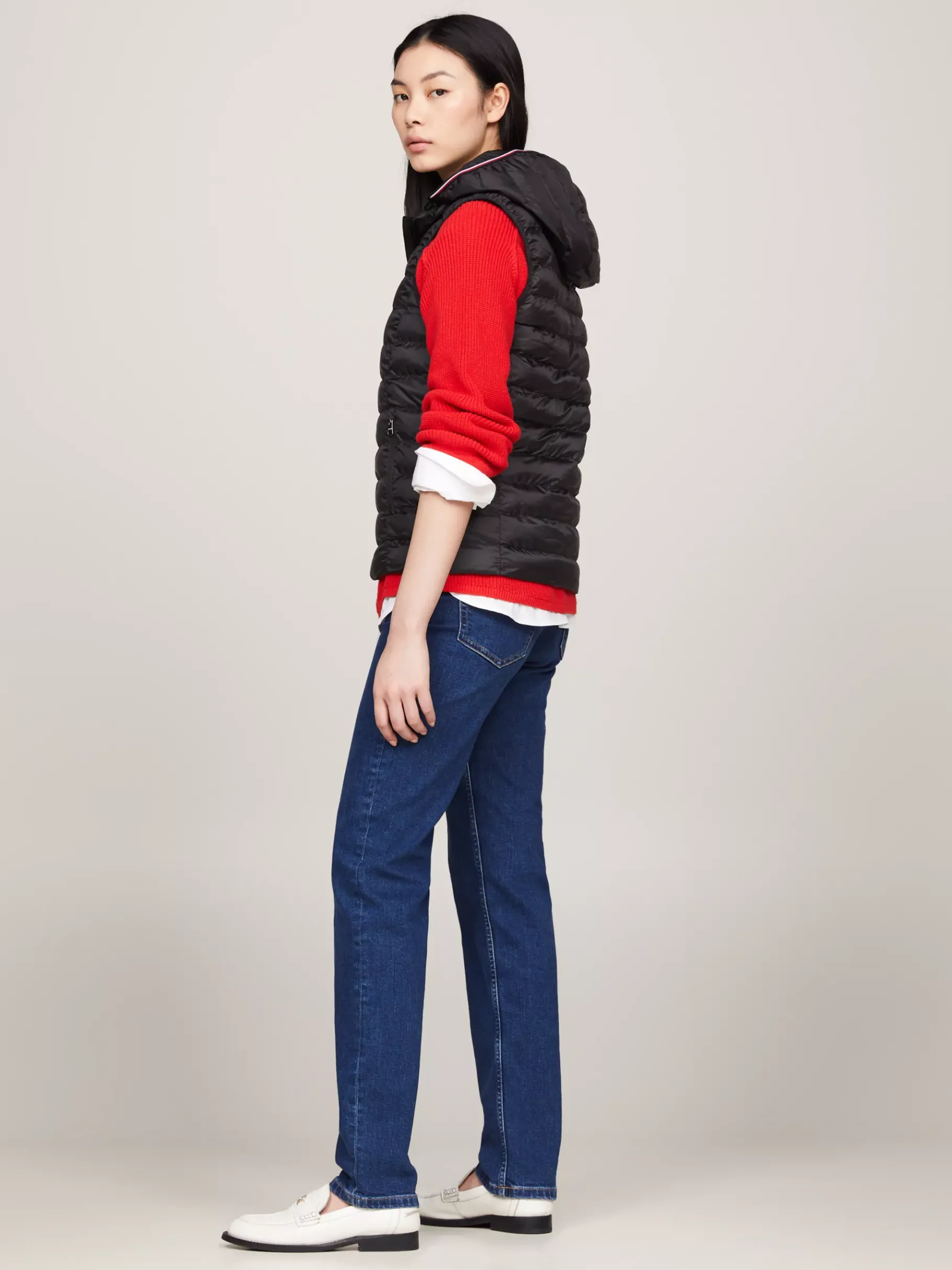 Tommy Hilfiger Daunen-Steppweste BLACK Cheap