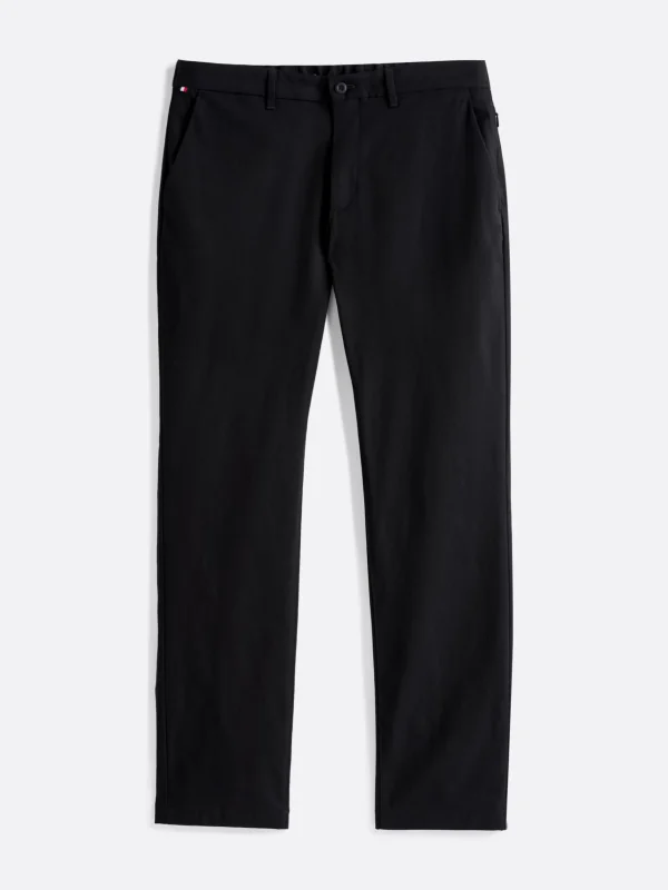 Tommy Hilfiger Denton TH Flex Straight Fit Chinos BLACK Shop