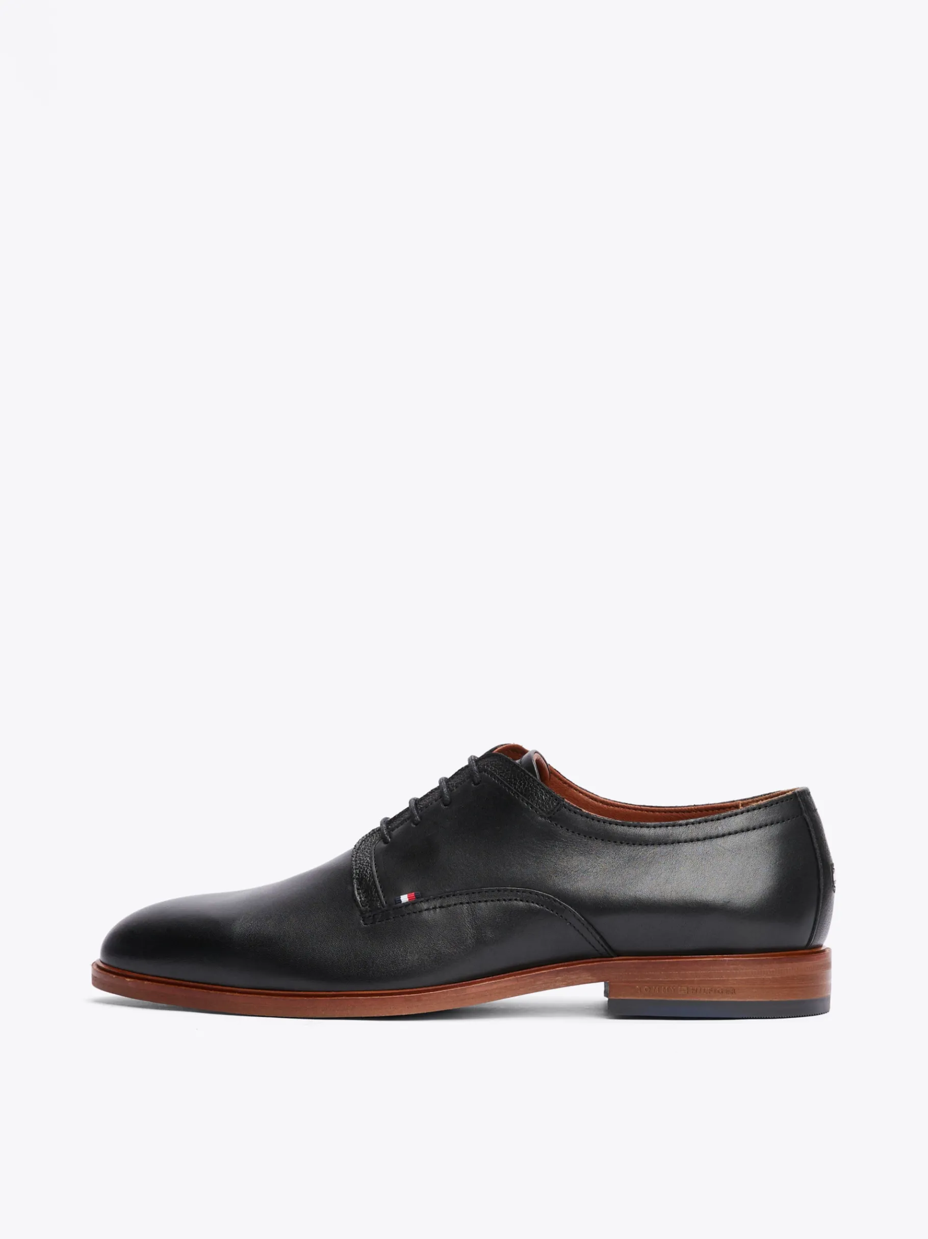 Tommy Hilfiger Derby-Schuh aus Leder BLACK Fashion