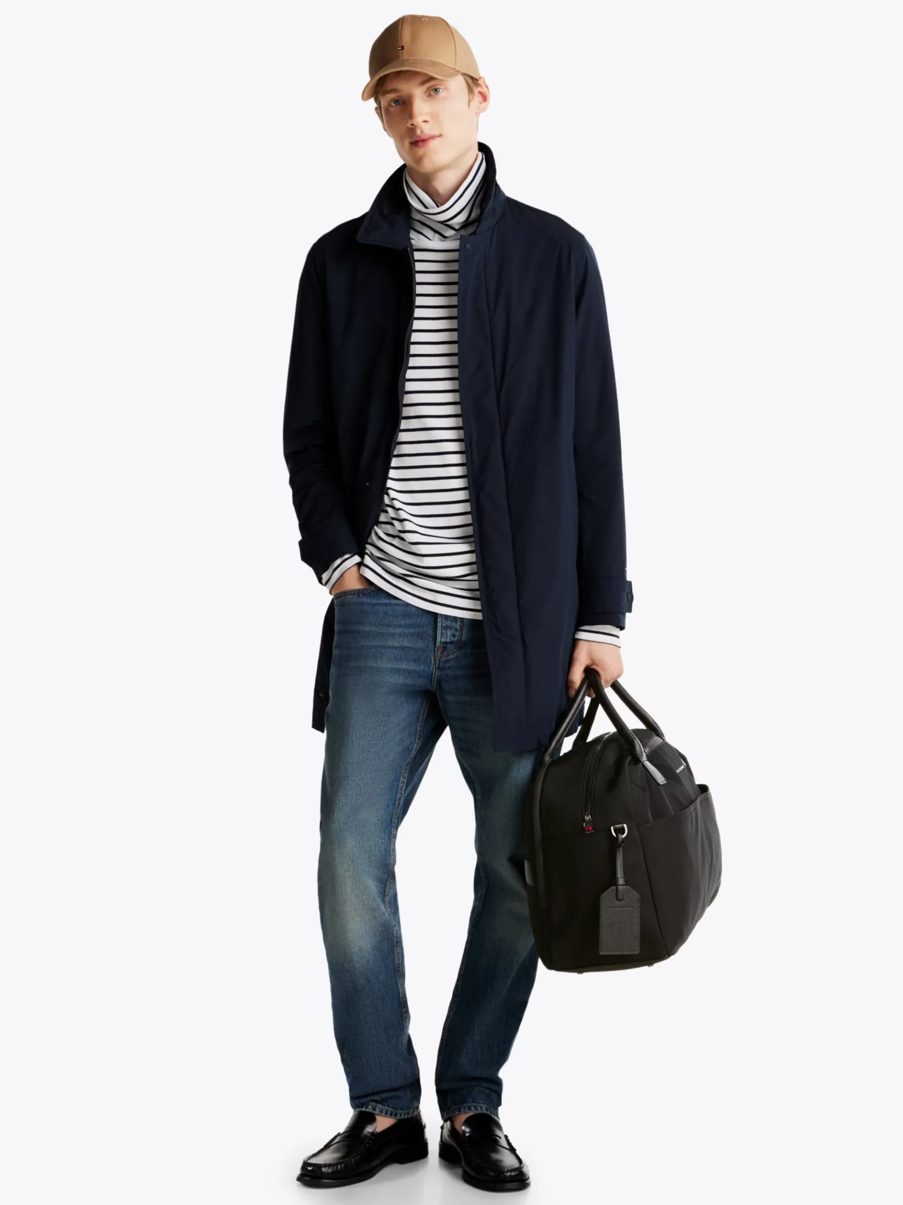 Tommy Hilfiger Dufflebag mit Gepäckanhänger BLACK Outlet