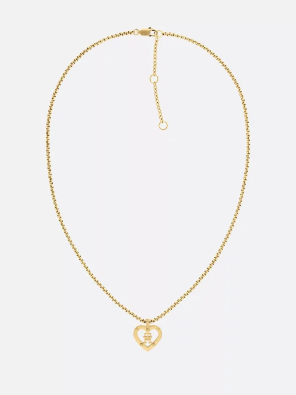 Tommy Hilfiger Edelstahl-Armband mit Herz-Anhänger SILVER Outlet