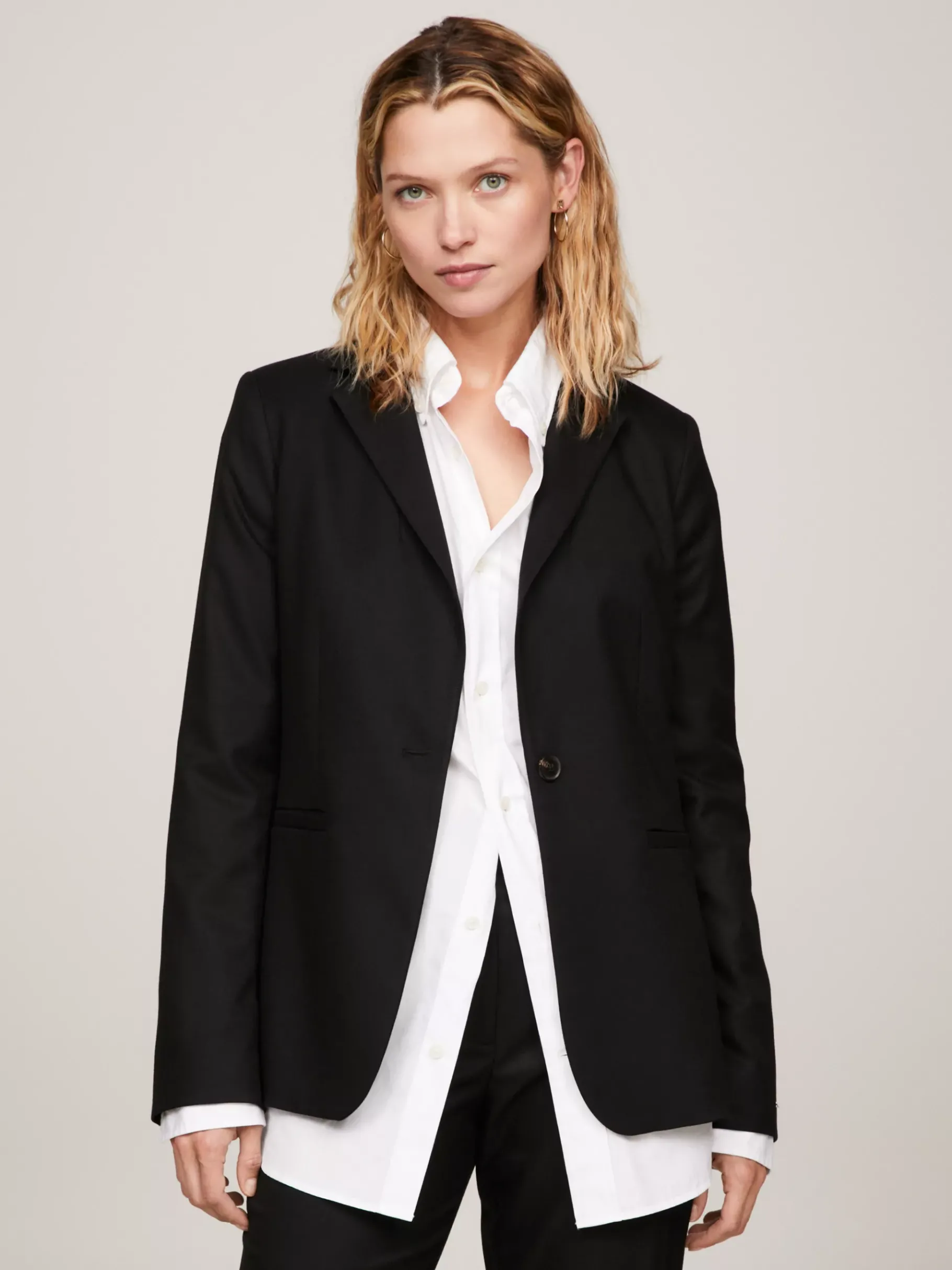 Tommy Hilfiger Einreihiger Blazer BLACK Cheap
