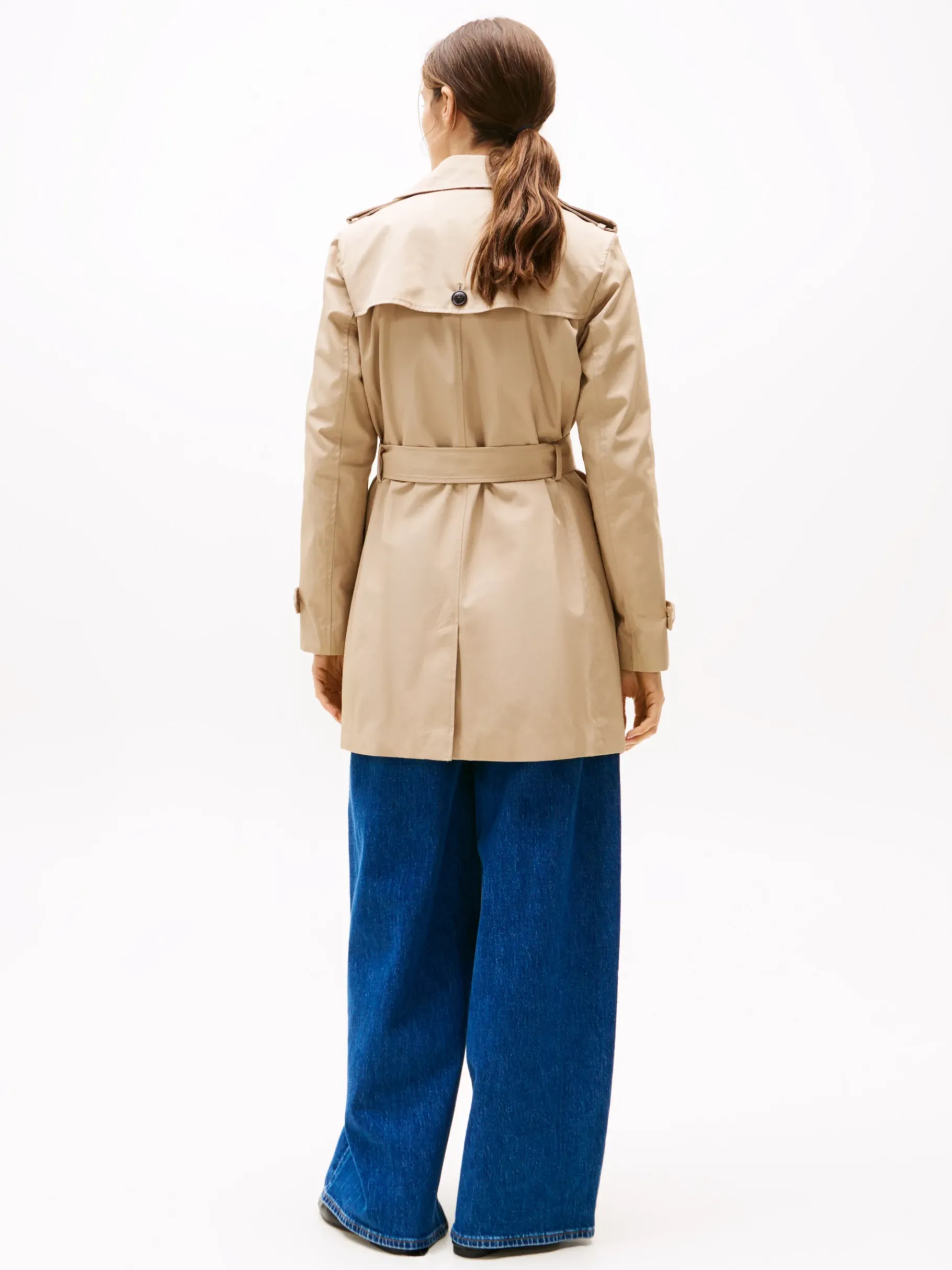 Tommy Hilfiger Einreihiger Trenchcoat NOS BEIGE Fashion