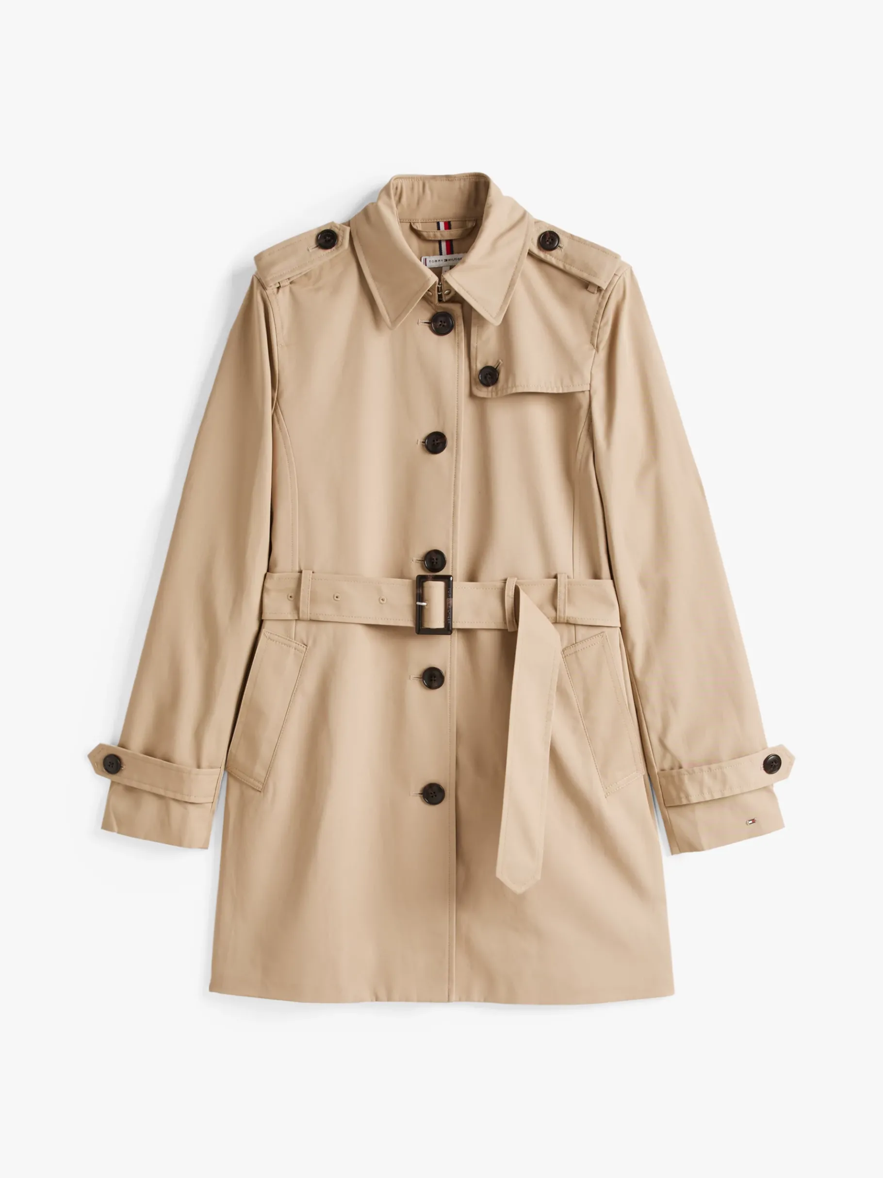 Tommy Hilfiger Einreihiger Trenchcoat NOS BEIGE Fashion