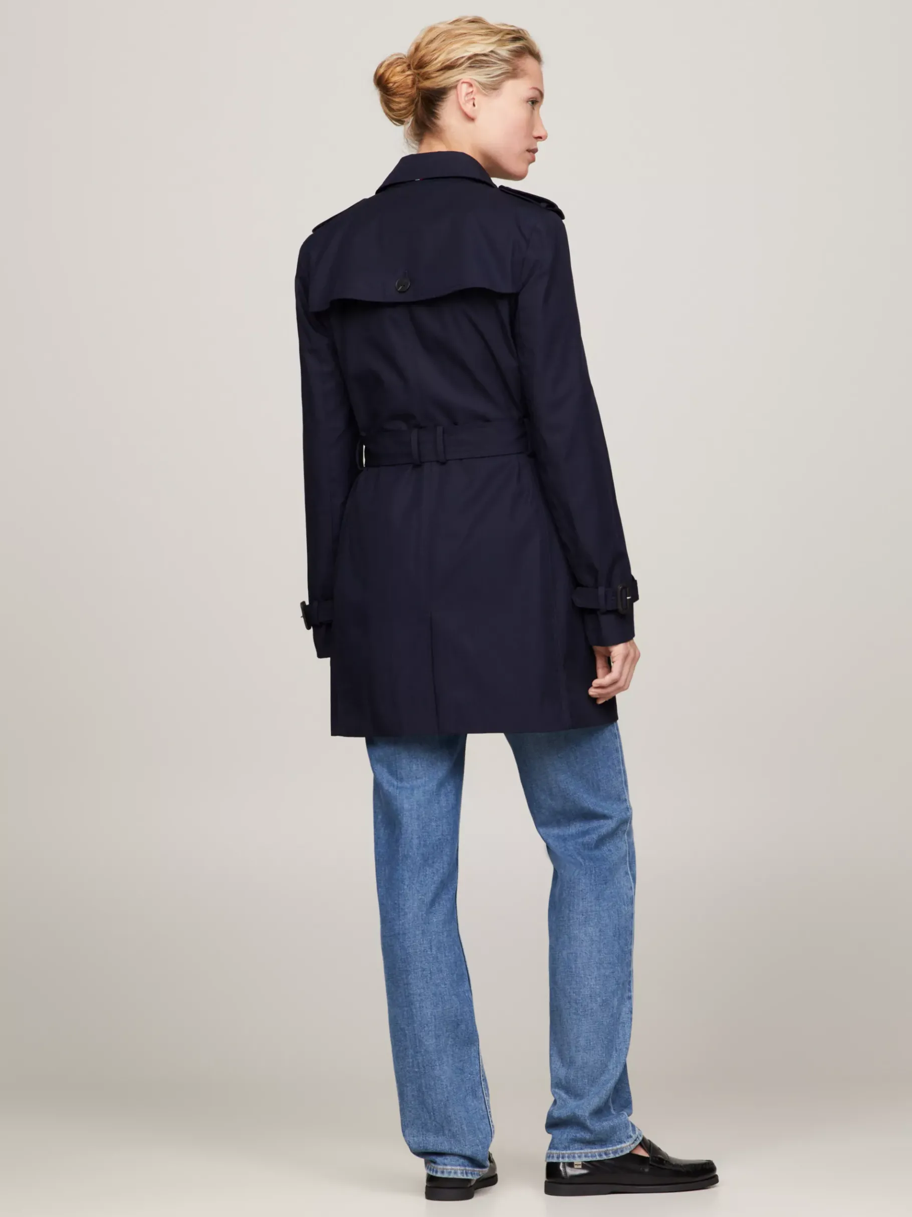 Tommy Hilfiger Einreihiger Trenchcoat MIDNIGHT Best Sale