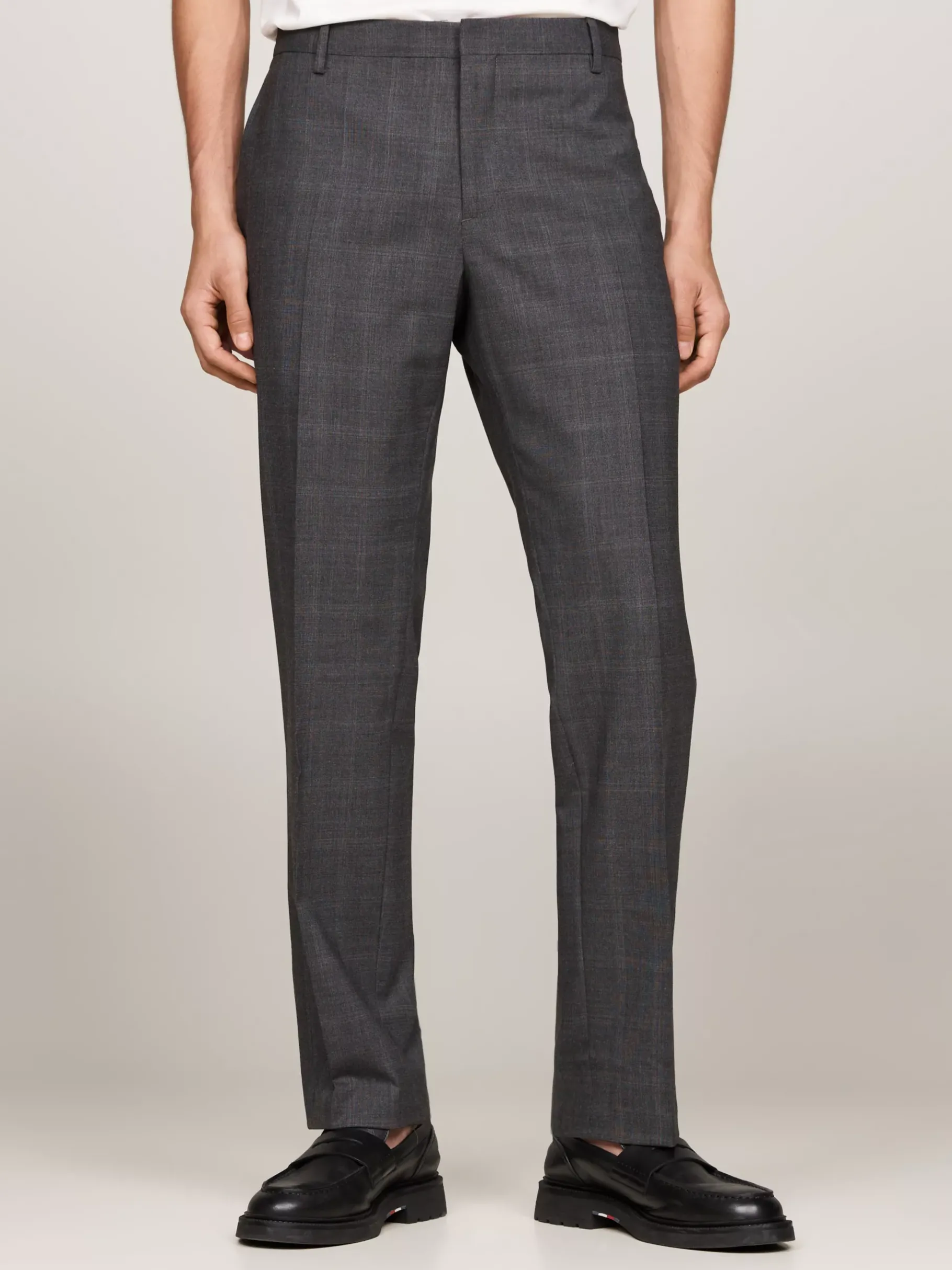 Tommy Hilfiger Elegante karierte Hose GREY Fashion