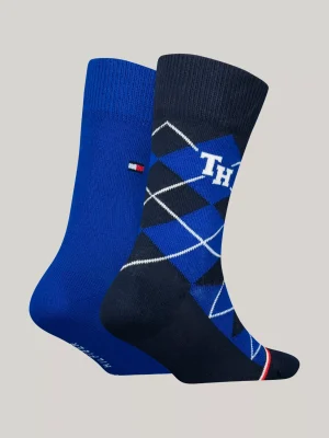 Tommy Hilfiger 2er-Pack Classics Socken mit Argyle-Muster BLUE COMBO Discount