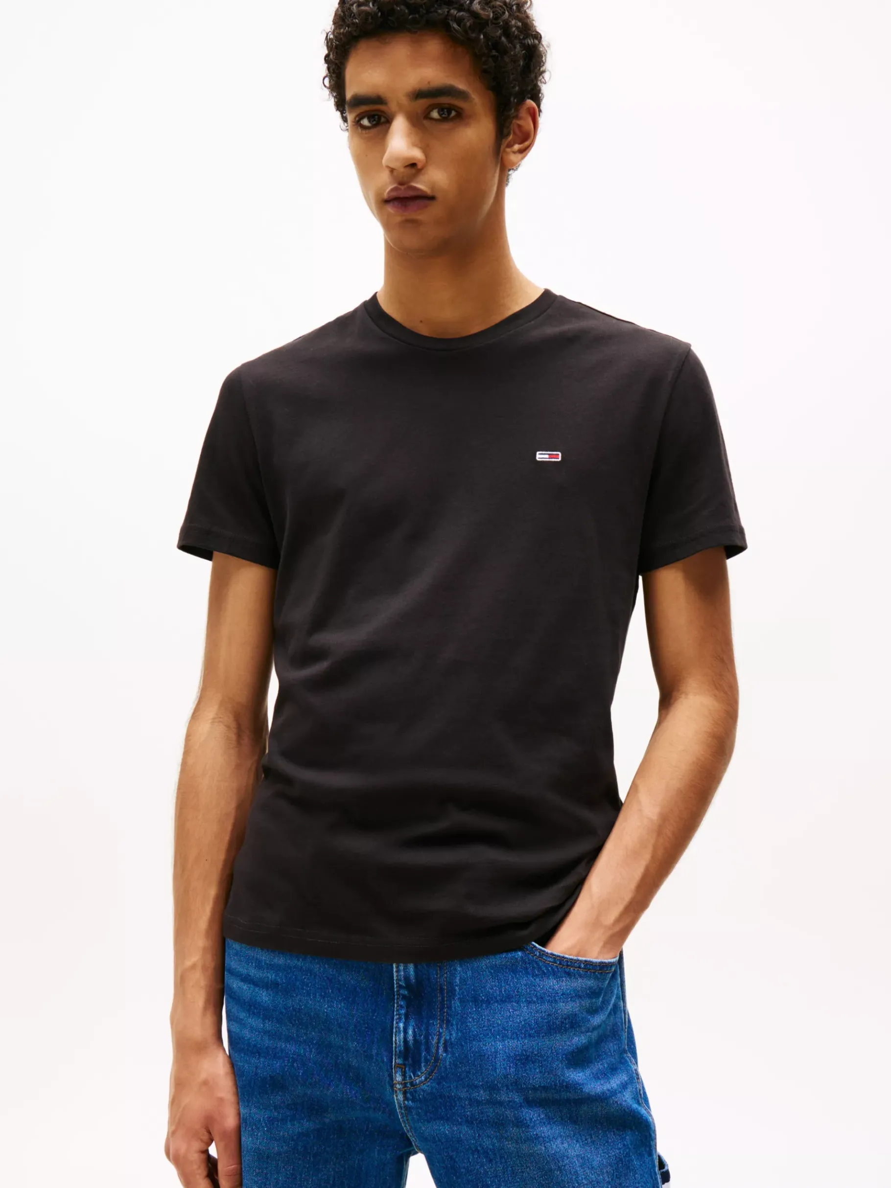 Tommy Hilfiger 3er-Pack Extra Slim Fit T-Shirts ECRU/BLACK/BLACK Best Sale