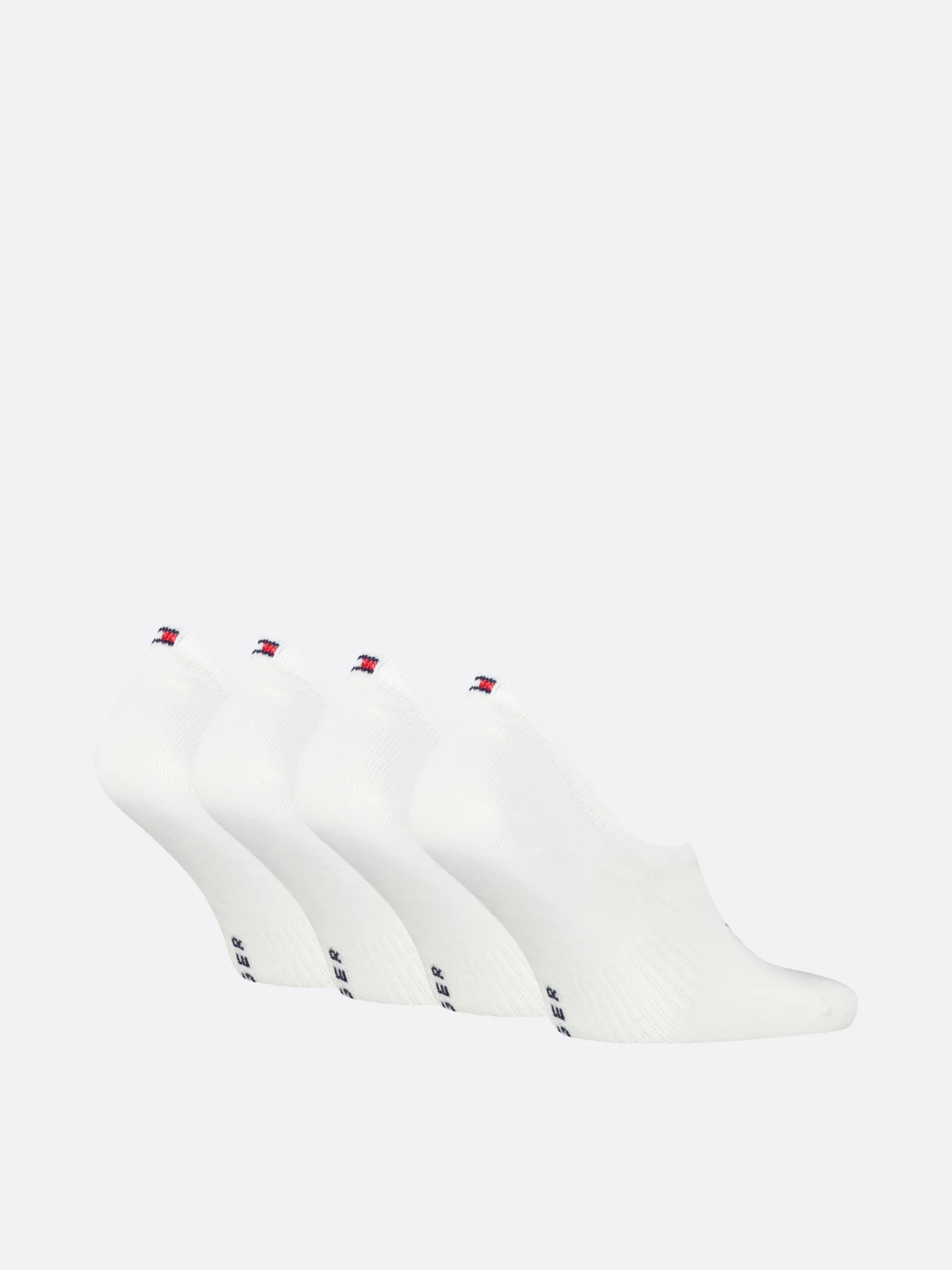 Tommy Hilfiger 4er-Pack Füßlinge mit TH-Monogramm WHITE Hot