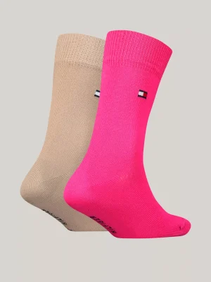 Tommy Hilfiger 2er-Pack Kids klassische Socken PINK COMBO Sale