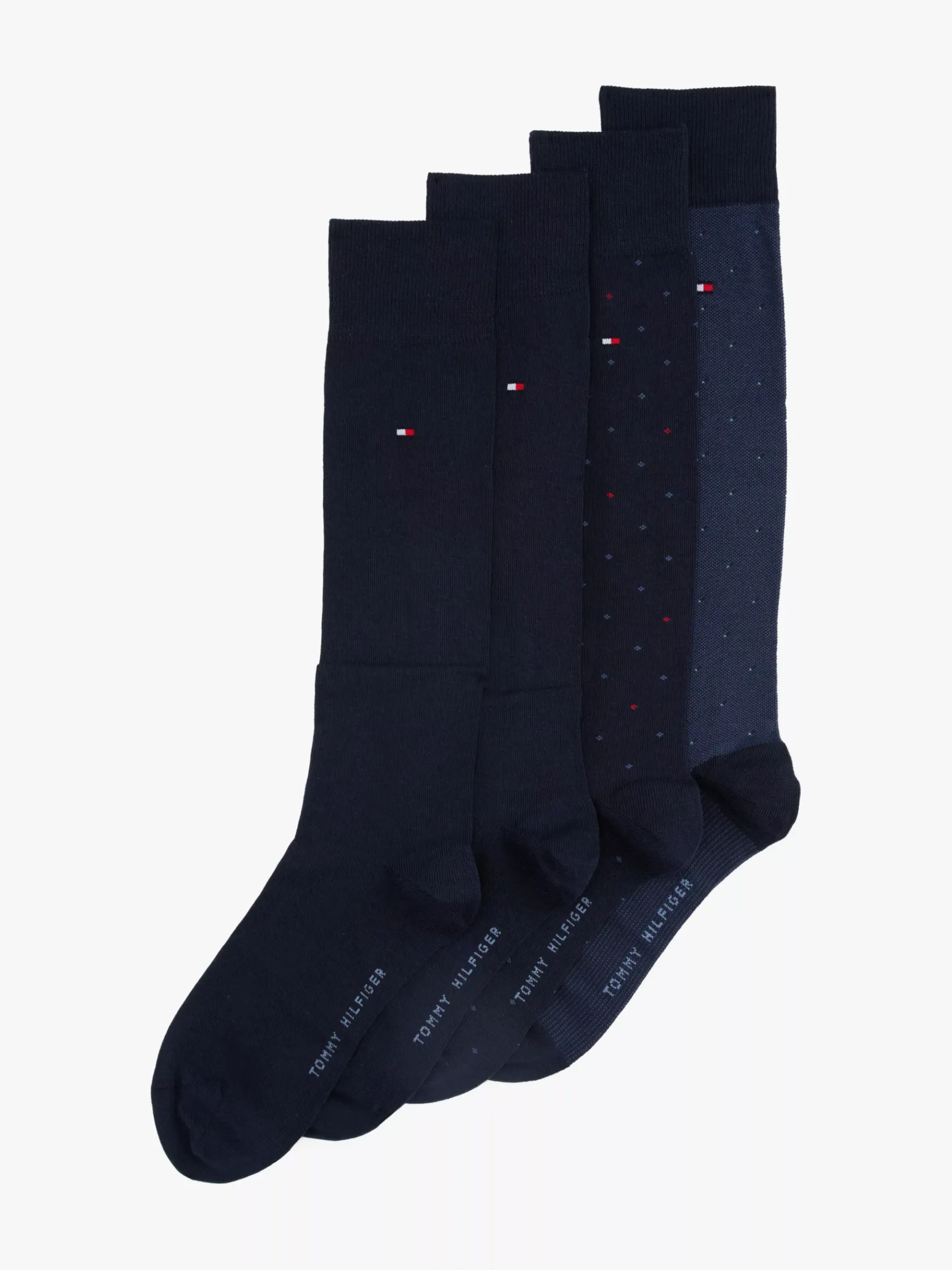 Tommy Hilfiger 4er-Pack kniehohe Socken im Geschenkset NAVY Cheap