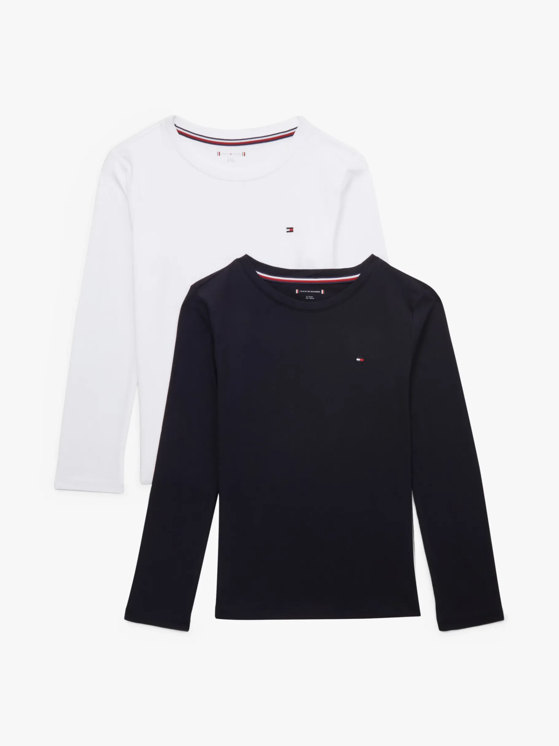 Tommy Hilfiger 2er-Pack Langarm-Lounge-T-Shirts DESERT SKY/WHITE Sale