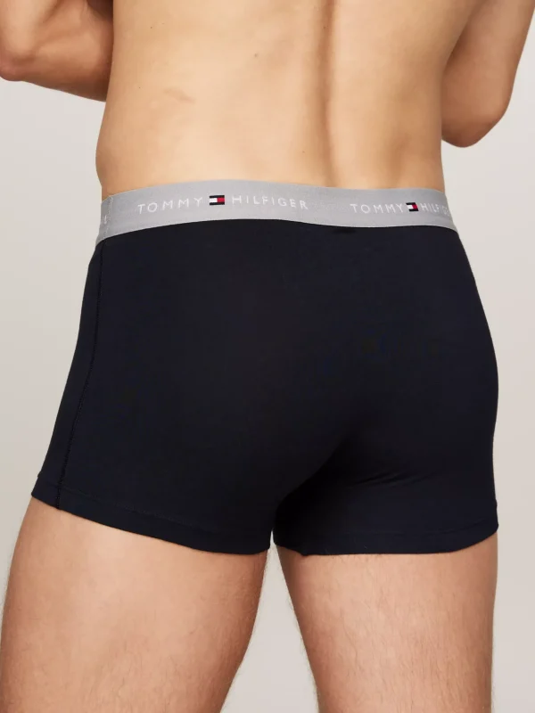 Tommy Hilfiger 5er-Pack Signature Trunks mit Logo DES SKY/ANTIQUE SILVER/WHITE Outlet