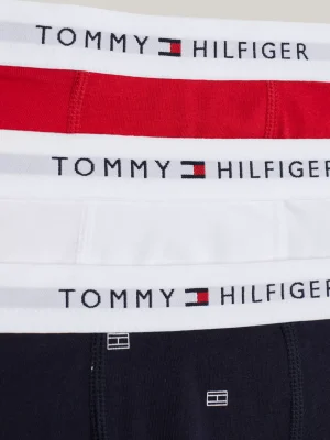 Tommy Hilfiger 3er-Pack Signature Trunks mit Logo-Taillenbund DES SKY OUT FLAG/PRIMARY RED/WHITE Discount
