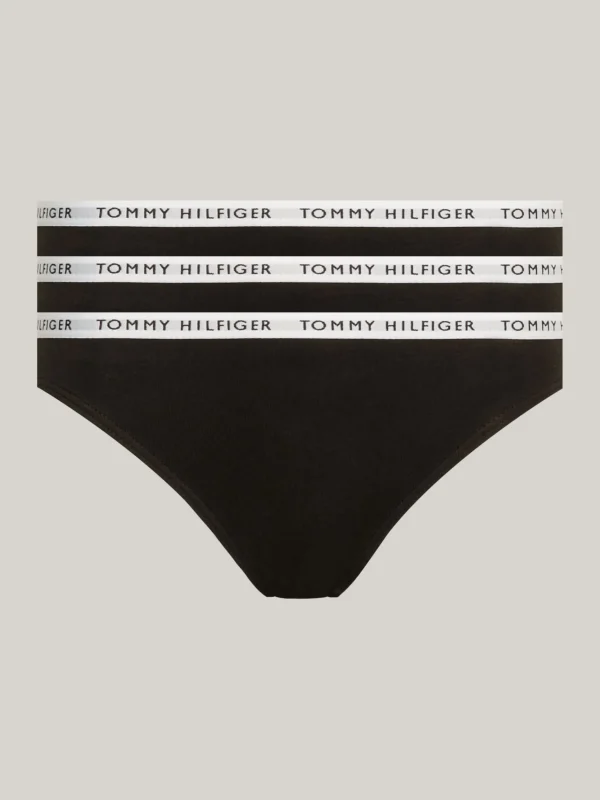 Tommy Hilfiger 3er-Pack Slips mit Logomuster BLACK/BLACK/BLACK Fashion