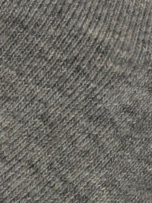 Tommy Hilfiger 2er-Pack Sneakersocken mit Kontrast-Bündchen MIDDLE GREY MELANGE Outlet