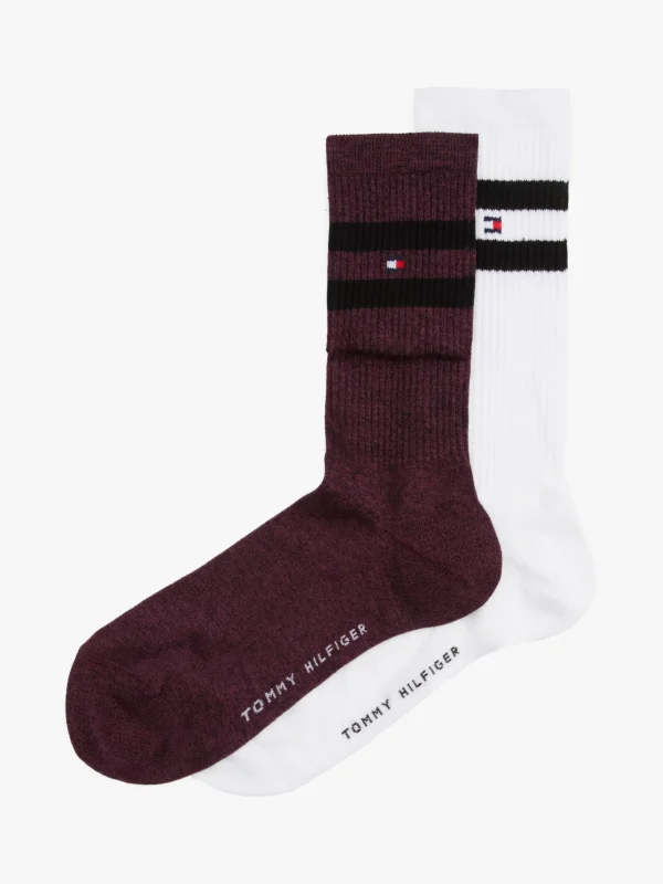 Tommy Hilfiger 2er-Pack Socken aus Mouliné BLACK Best