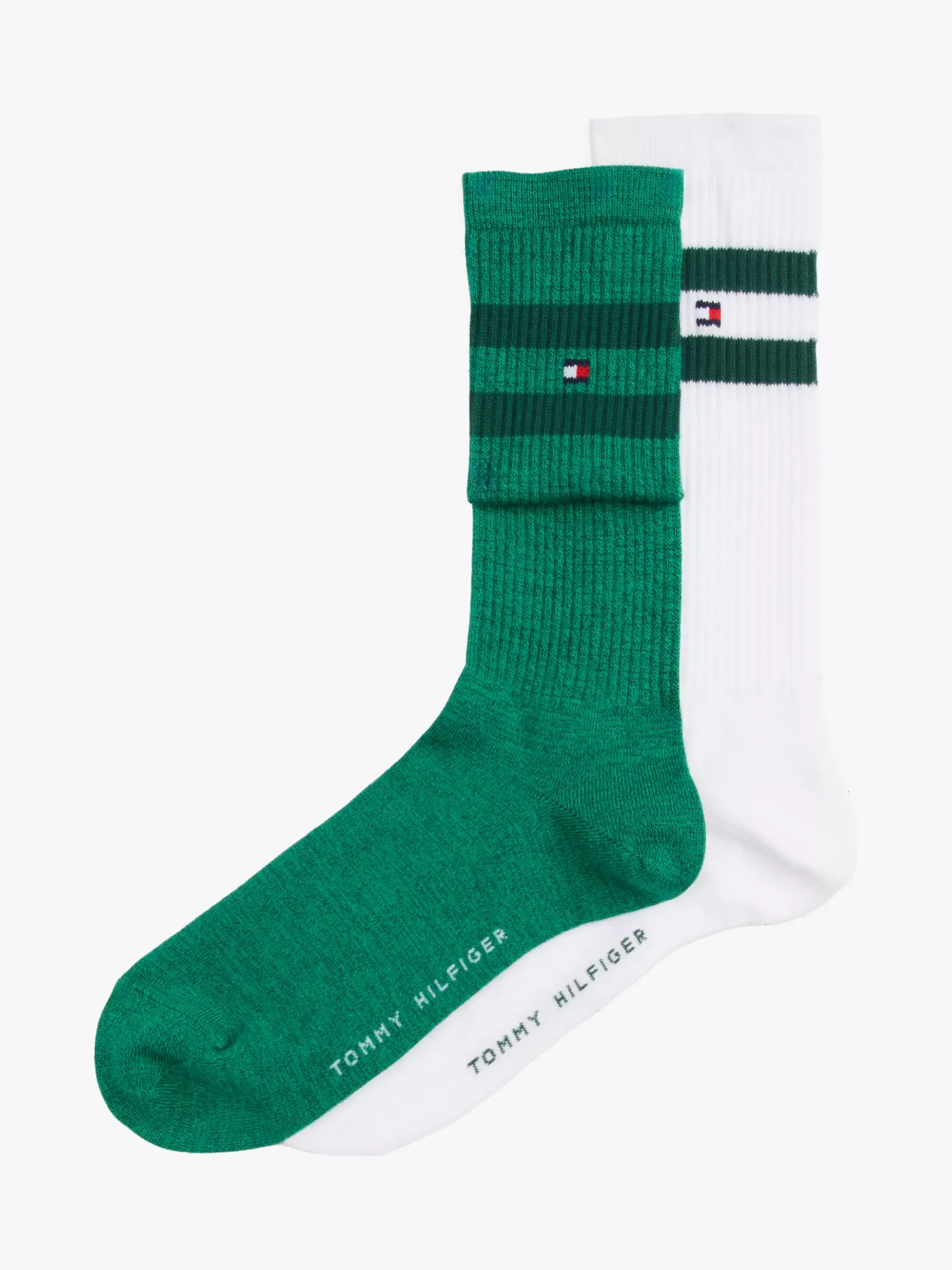 Tommy Hilfiger 2er-Pack Socken aus Mouliné DARK GREEN Hot