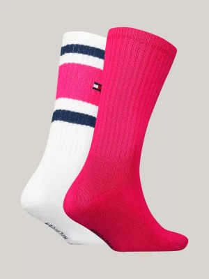Tommy Hilfiger 2er-Pack Socken in Color Block mit Flag RED. Outlet