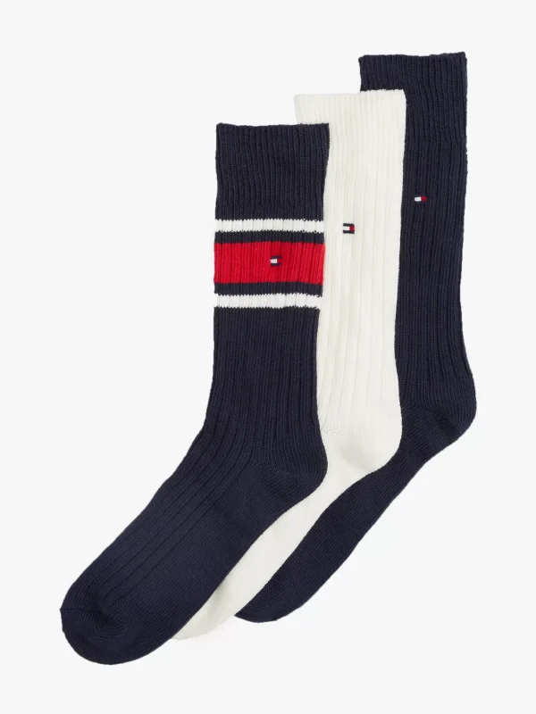 Tommy Hilfiger 3er-Pack Socken inkl. Geschenkbox NAVY Discount