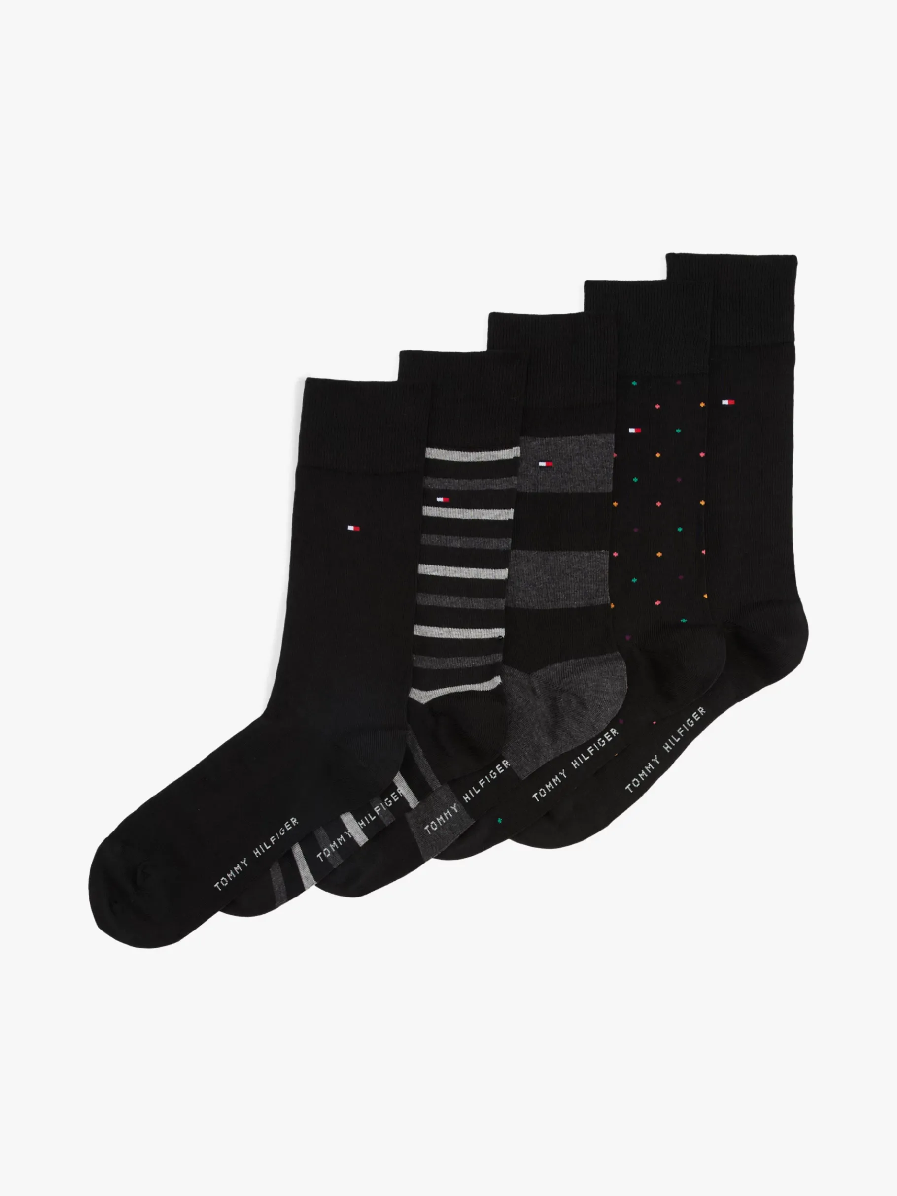Tommy Hilfiger 5er-Pack Socken inkl. Geschenkbox BLACK Best Sale