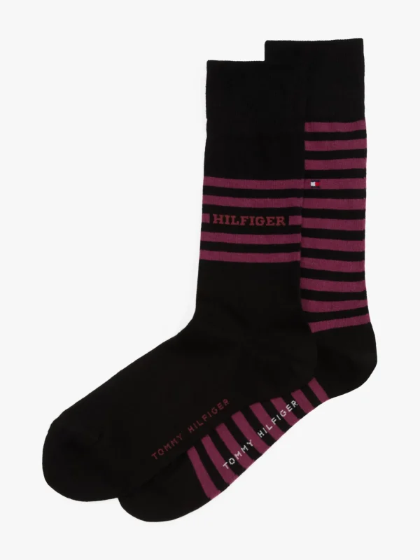 Tommy Hilfiger 2er-Pack Socken mit Logo BLACK Discount