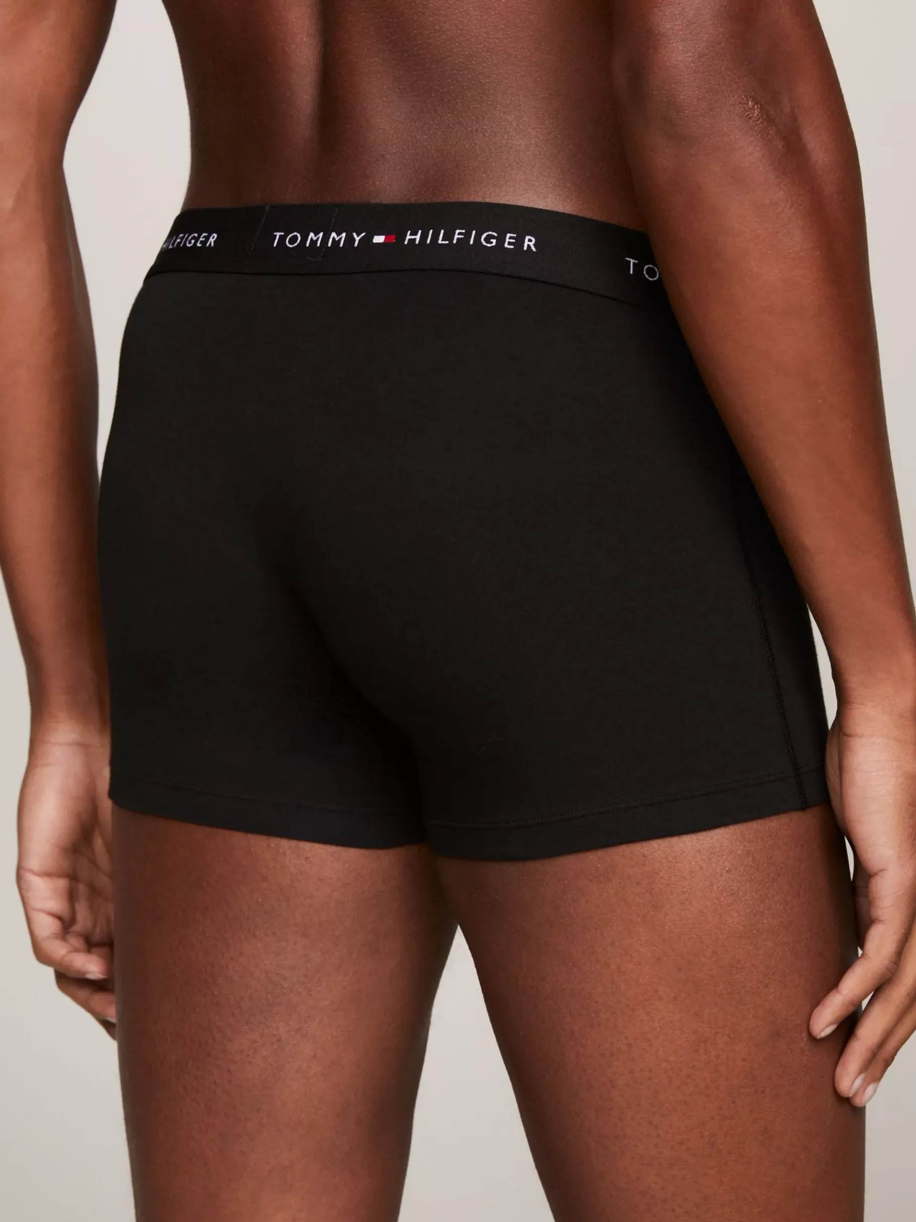 Tommy Hilfiger 3er-Pack Trunks mit Color Block und Logo BLACK/BLACK/BLACK Outlet