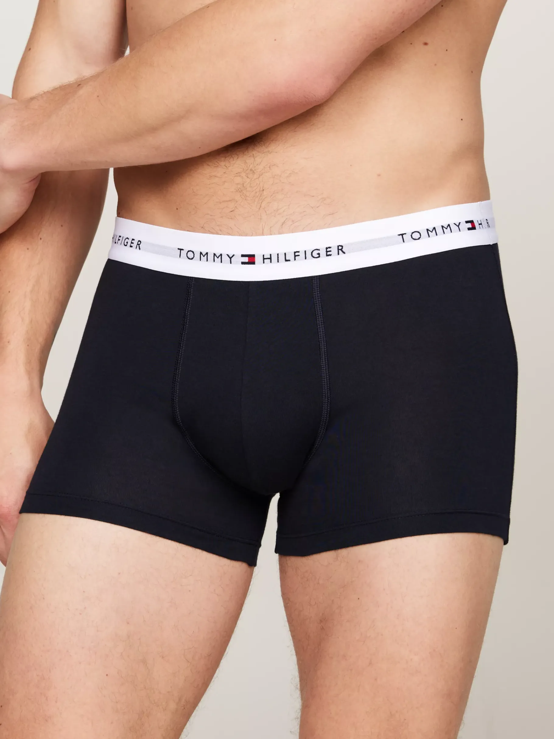 Tommy Hilfiger 3er-Pack Trunks mit Color Block und Logo PRIMARY RED/WHITE/DESERT SKY Flash Sale