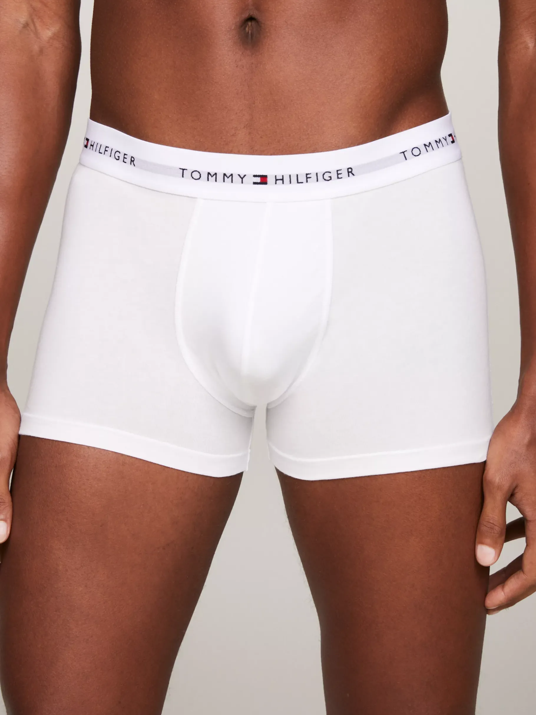 Tommy Hilfiger 3er-Pack Trunks mit Logo am Taillenbund DESERT SKY/WHITE/PRIMARY RED Shop