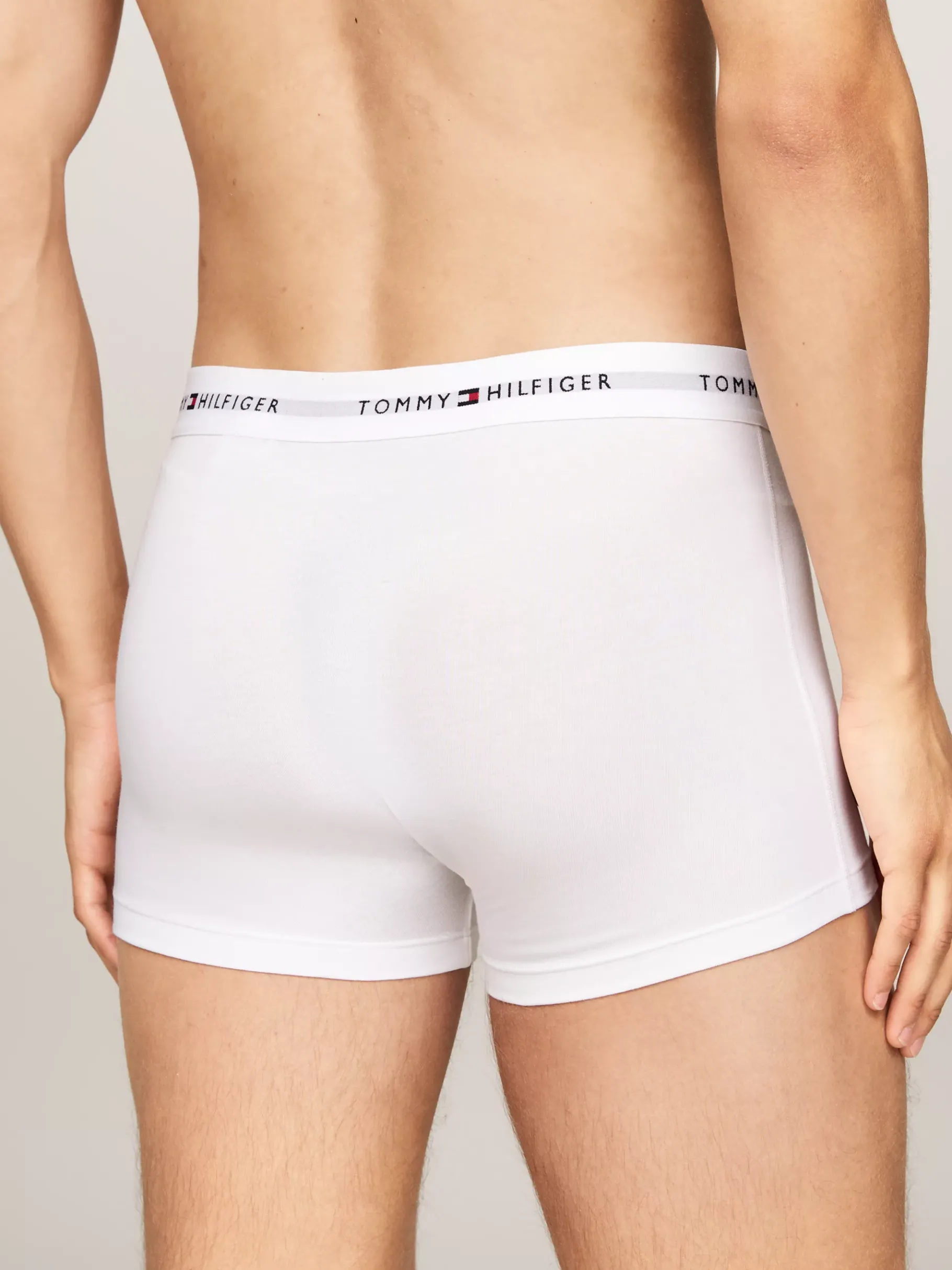 Tommy Hilfiger 3er-Pack Trunks mit Logo am Taillenbund WHITE/ WHITE/ WHITE Best Sale