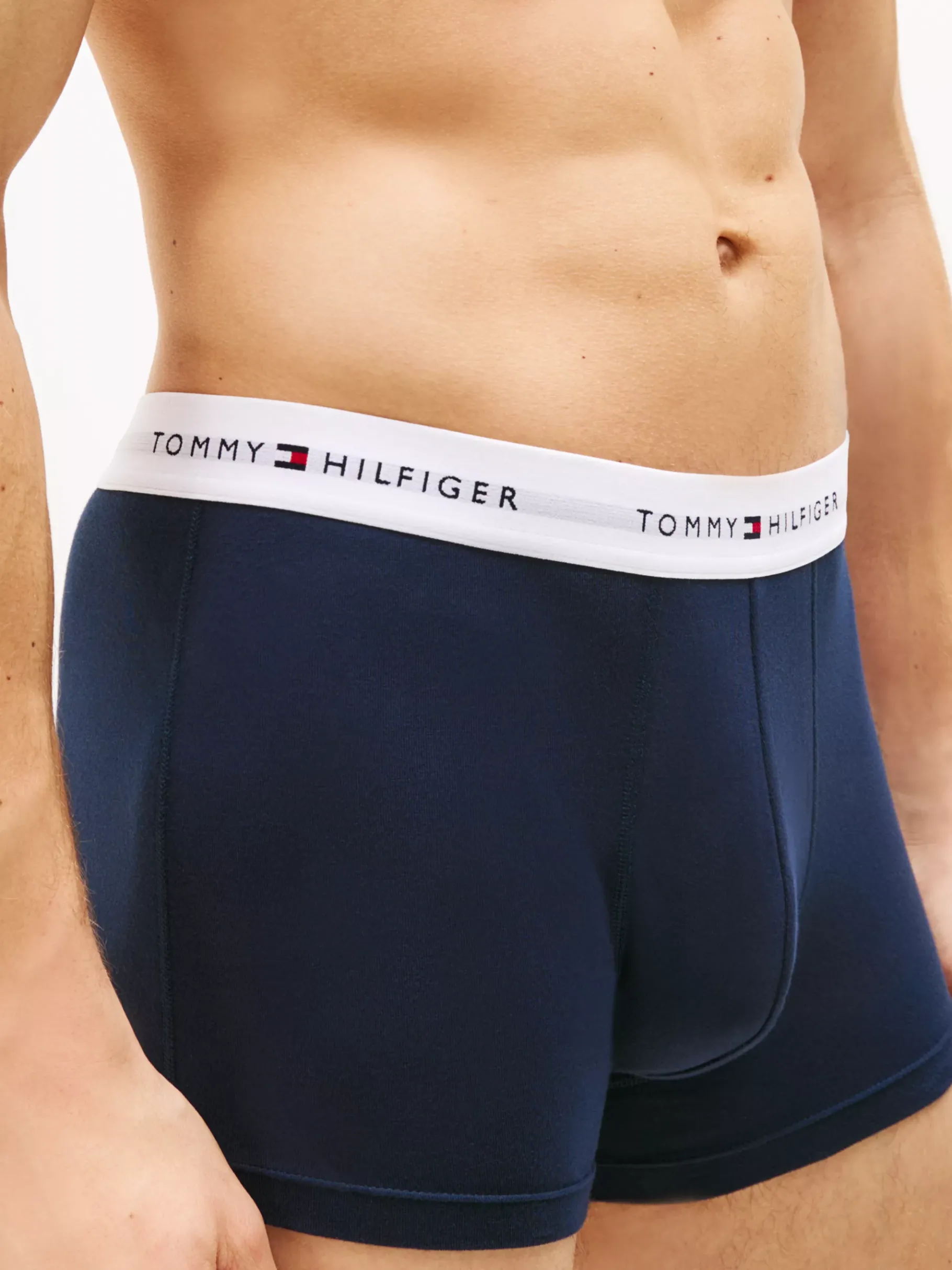 Tommy Hilfiger 3er-Pack Trunks mit Print FLAG GEO D SKY/UT OLIVE/ DK N NAVY Cheap