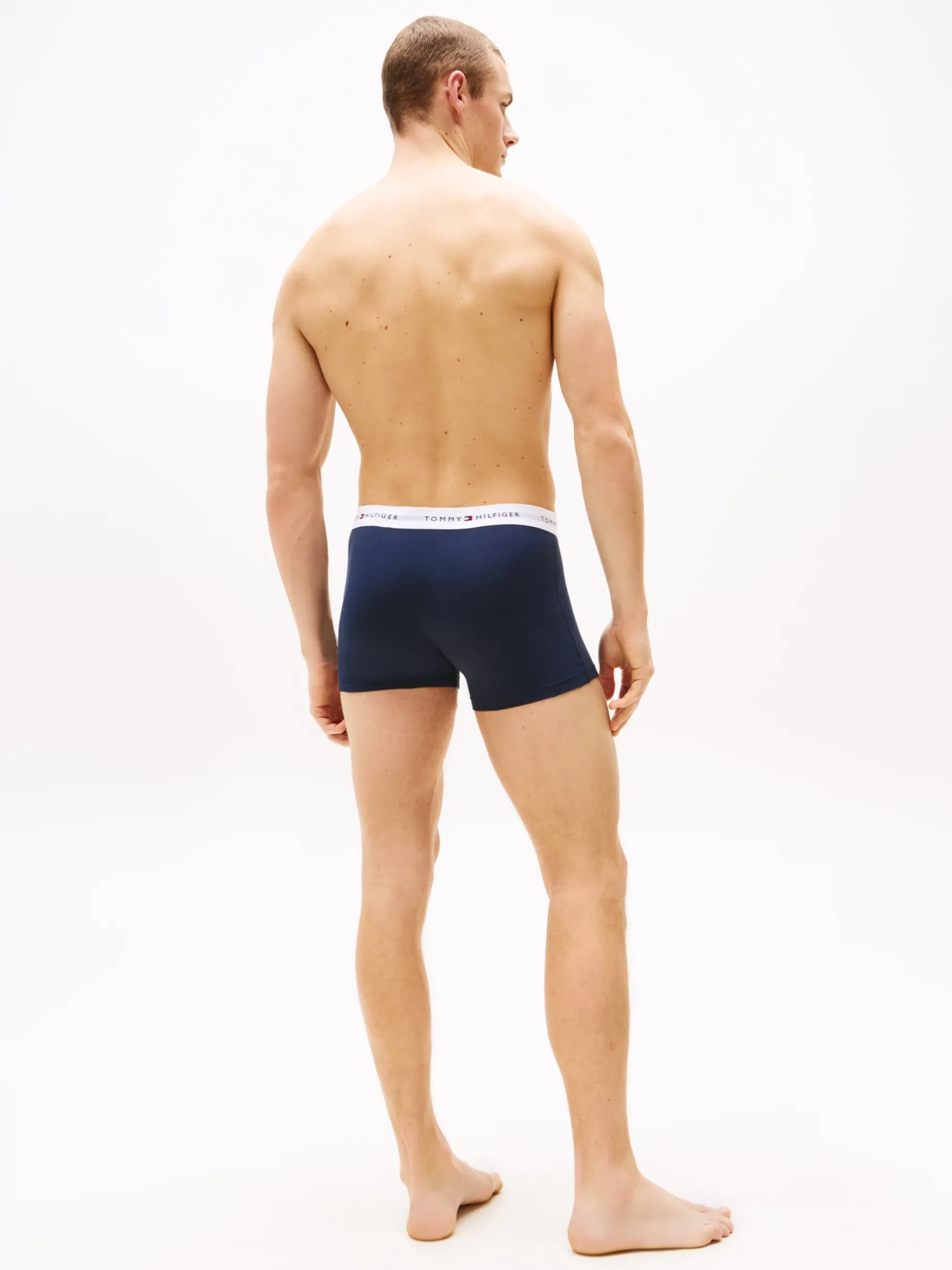 Tommy Hilfiger 3er-Pack Trunks mit Print FLAG GEO D SKY/UT OLIVE/ DK N NAVY Cheap