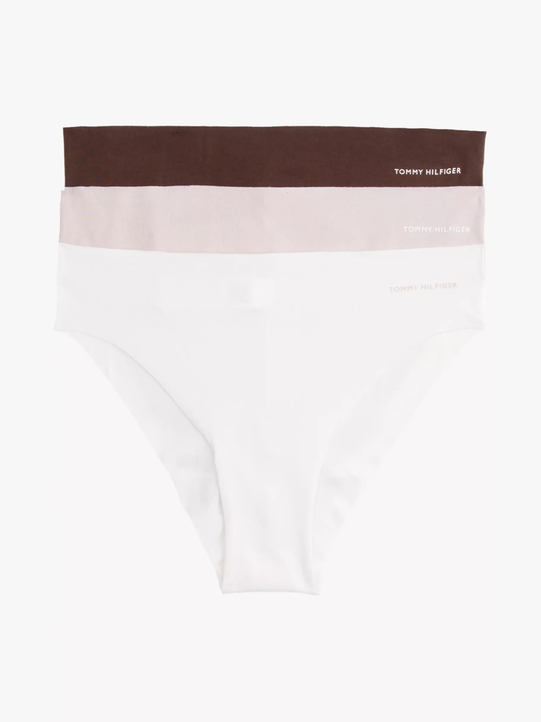 Tommy Hilfiger 3er-Pack unvernähte Brazilian-Slips BARELY THERE/BAL BEIGE/COCOA Clearance