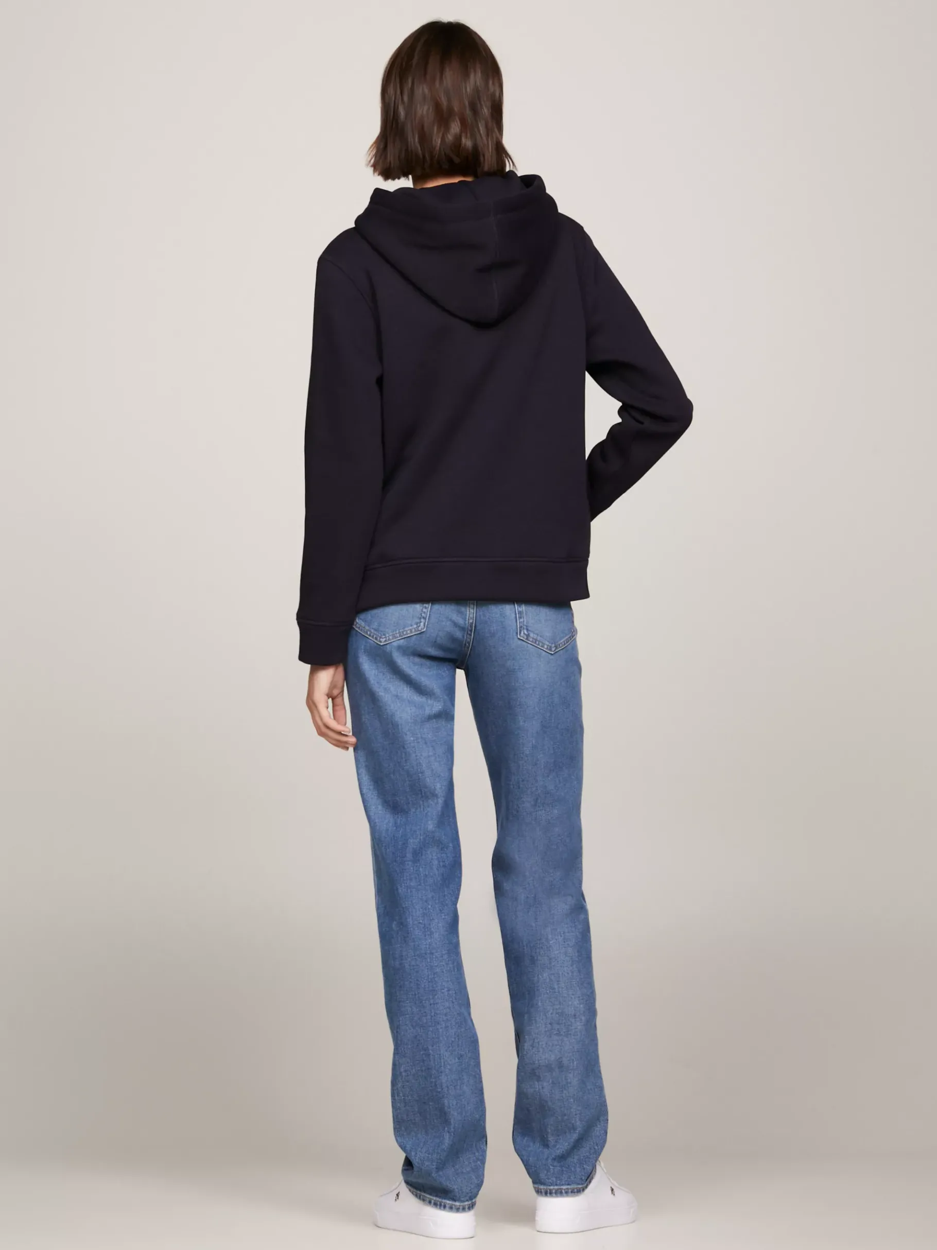 Tommy Hilfiger Essential Logo-Hoodie DESERT SKY New