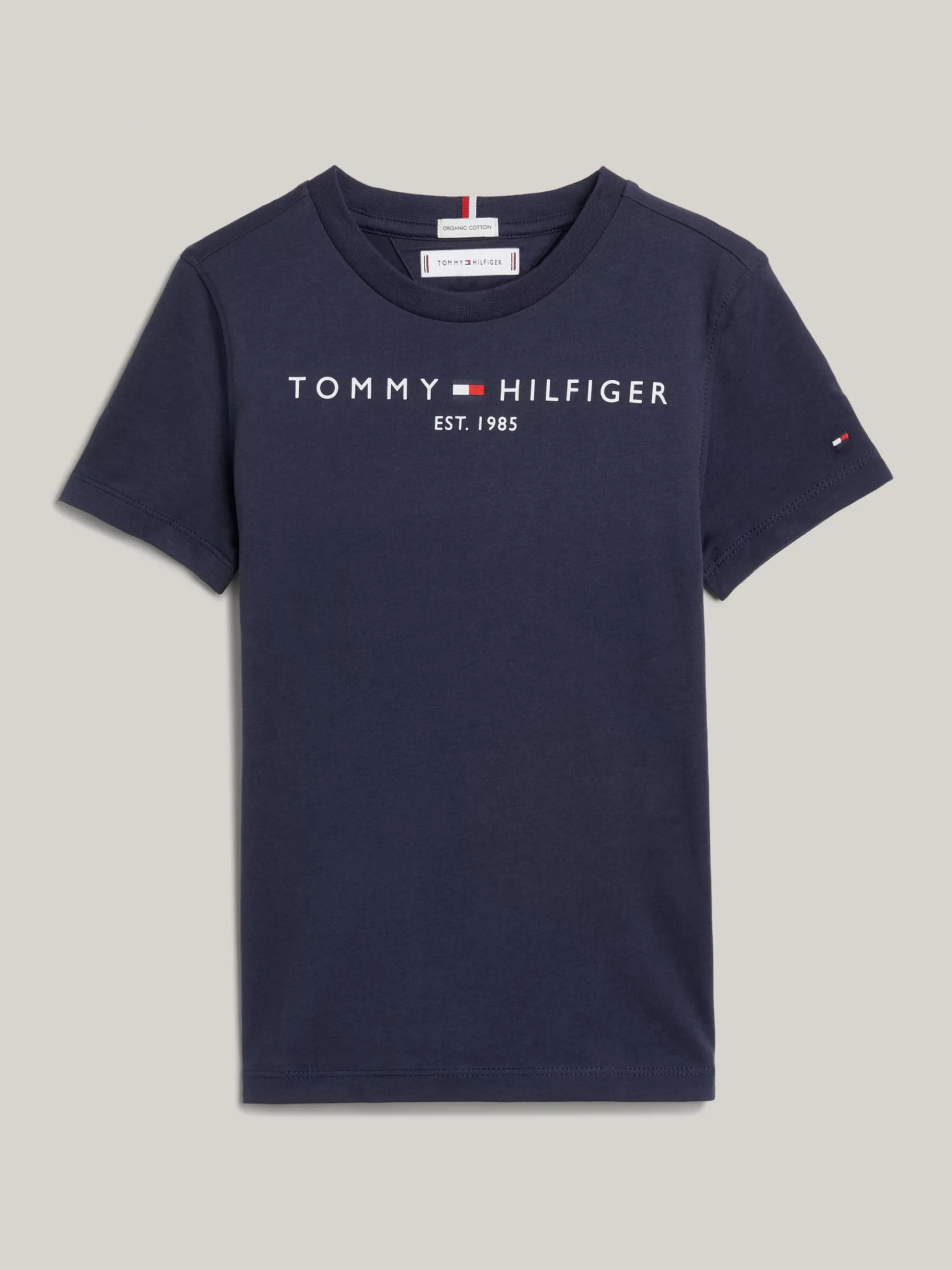 Tommy Hilfiger Essential Logo-T-Shirt aus Bio-Baumwolle TWILIGHT NAVY Shop