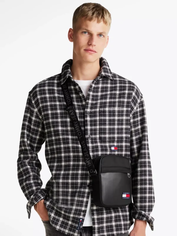 Tommy Hilfiger Essential Reportertasche mit Logo BLACK Outlet