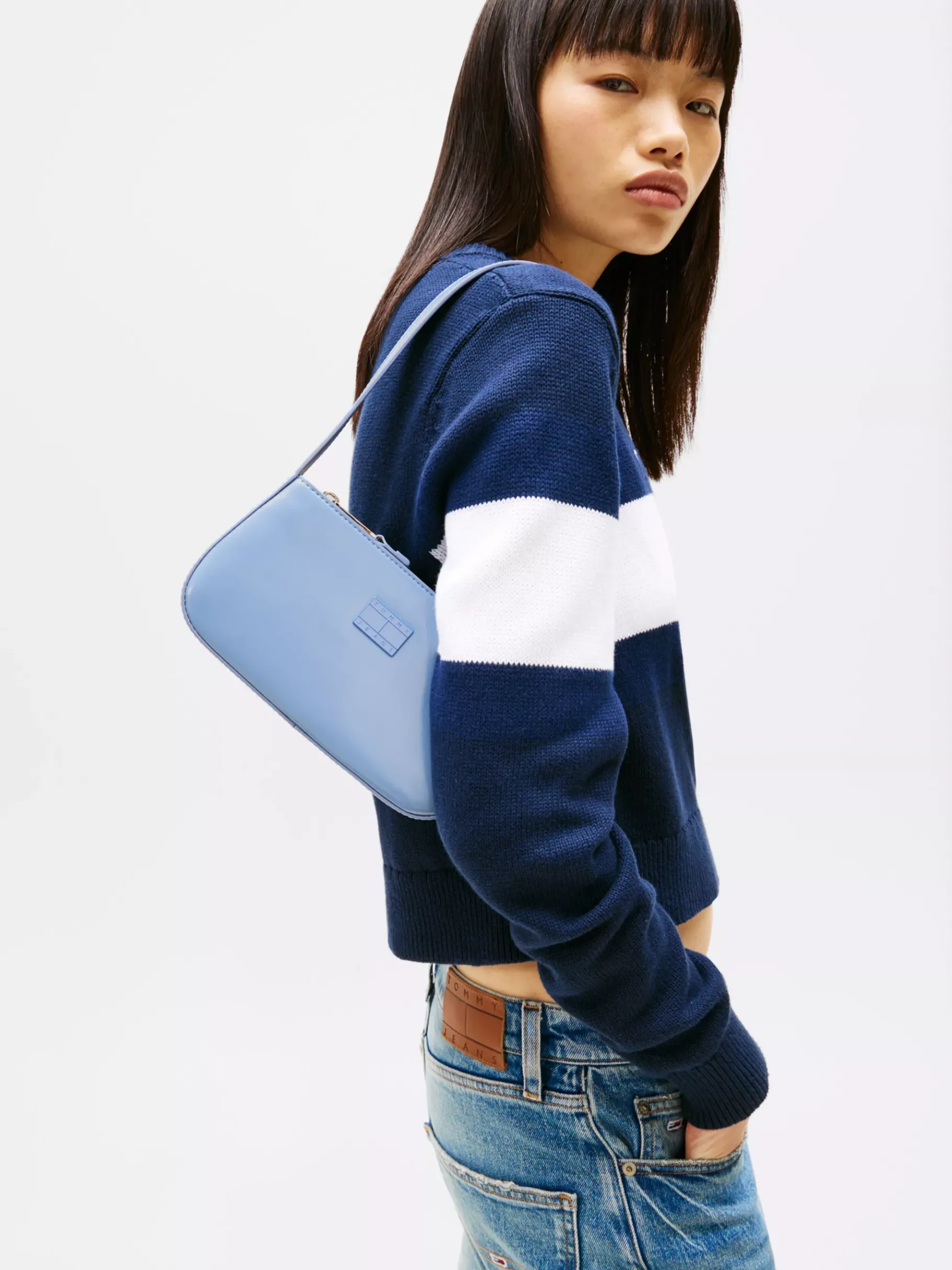 Tommy Hilfiger Essential Schultertasche mit Logo CLEAR WATER Shop