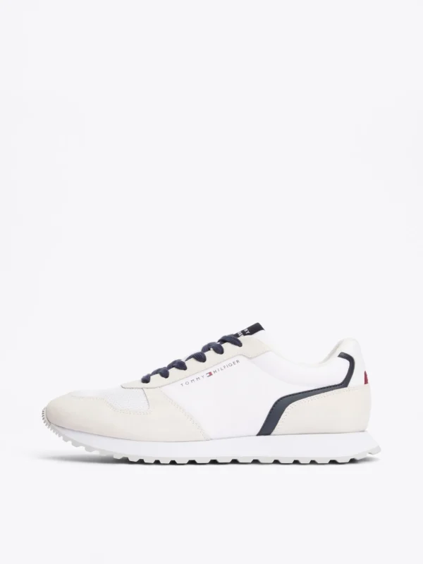 Tommy Hilfiger Essential Sneaker mit Struktur-Mix WHITE Fashion