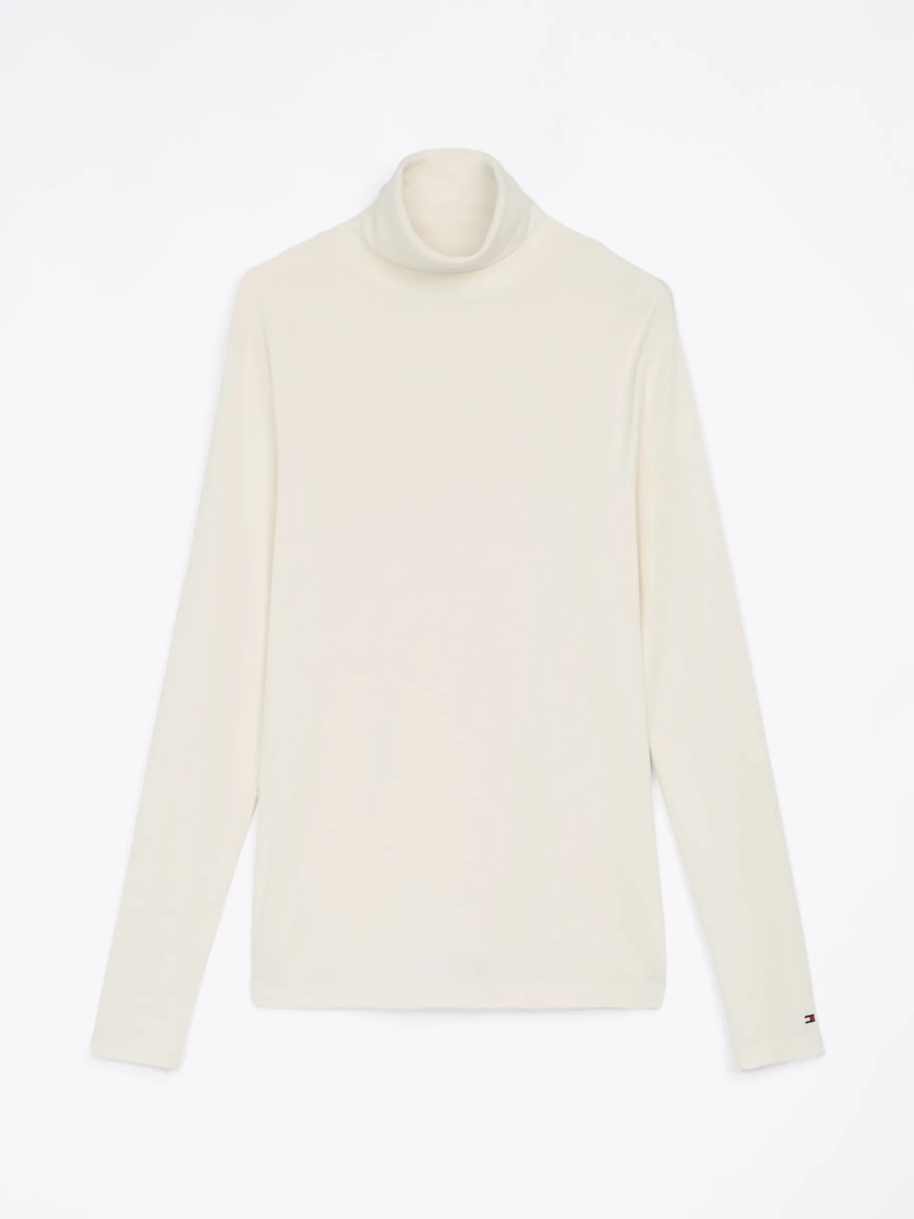 Tommy Hilfiger Extra Slim Fit Langarmshirt mit Rollkragen IVORY PETAL Fashion