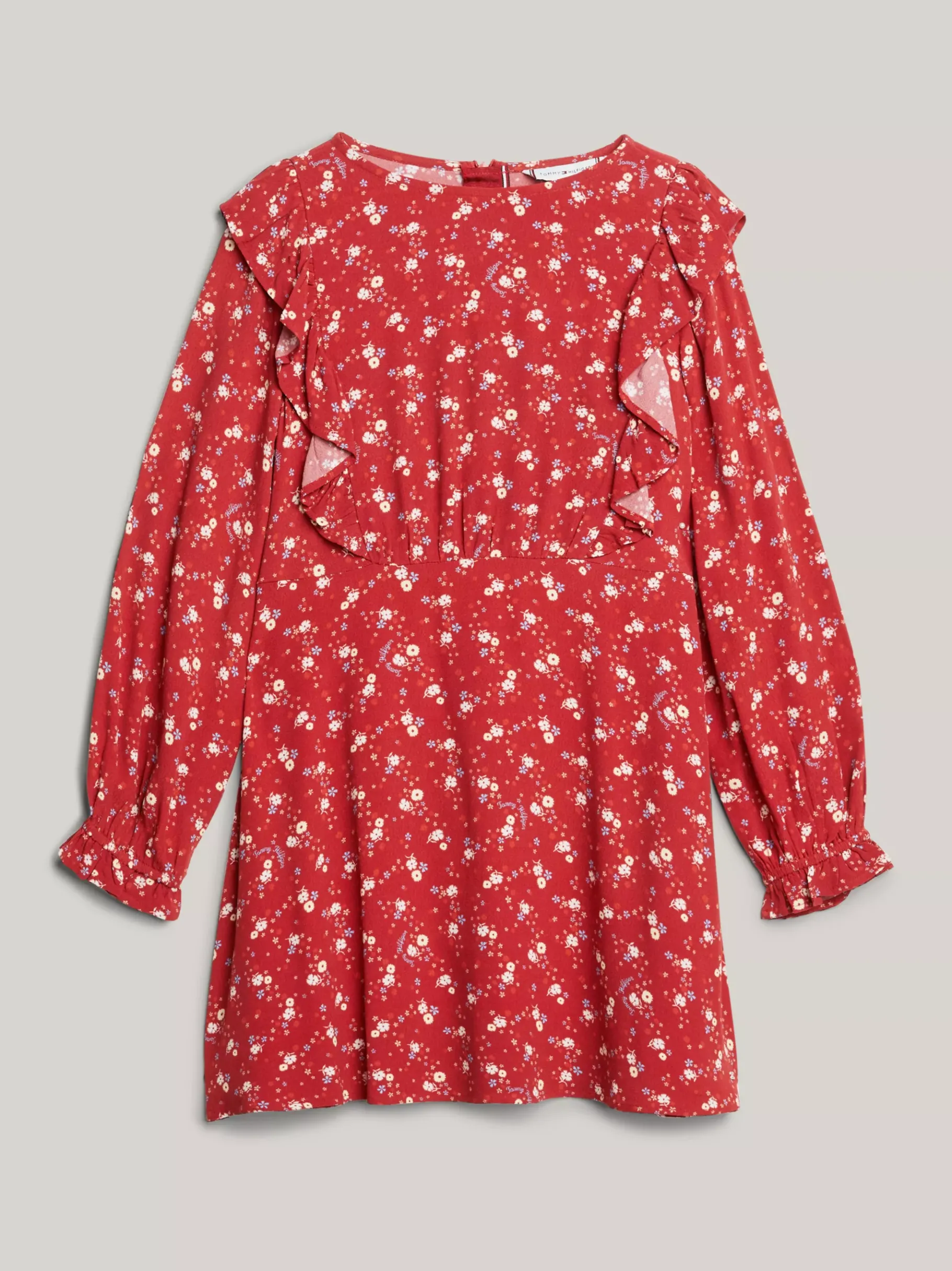 Tommy Hilfiger Fit-and-Flare-Kleid mit Bergblumen-Print DARK MAGMA ALLOVER FLOWER Best