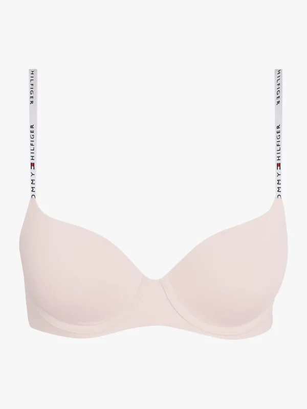 Tommy Hilfiger Gepolsterter Demi-Cup-BH mit Logo BALANCED BEIGE Discount