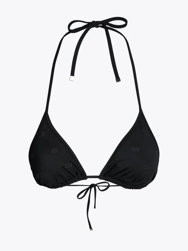 Tommy Hilfiger Gepolstertes Triangel-Bikinioberteil BLACK Best