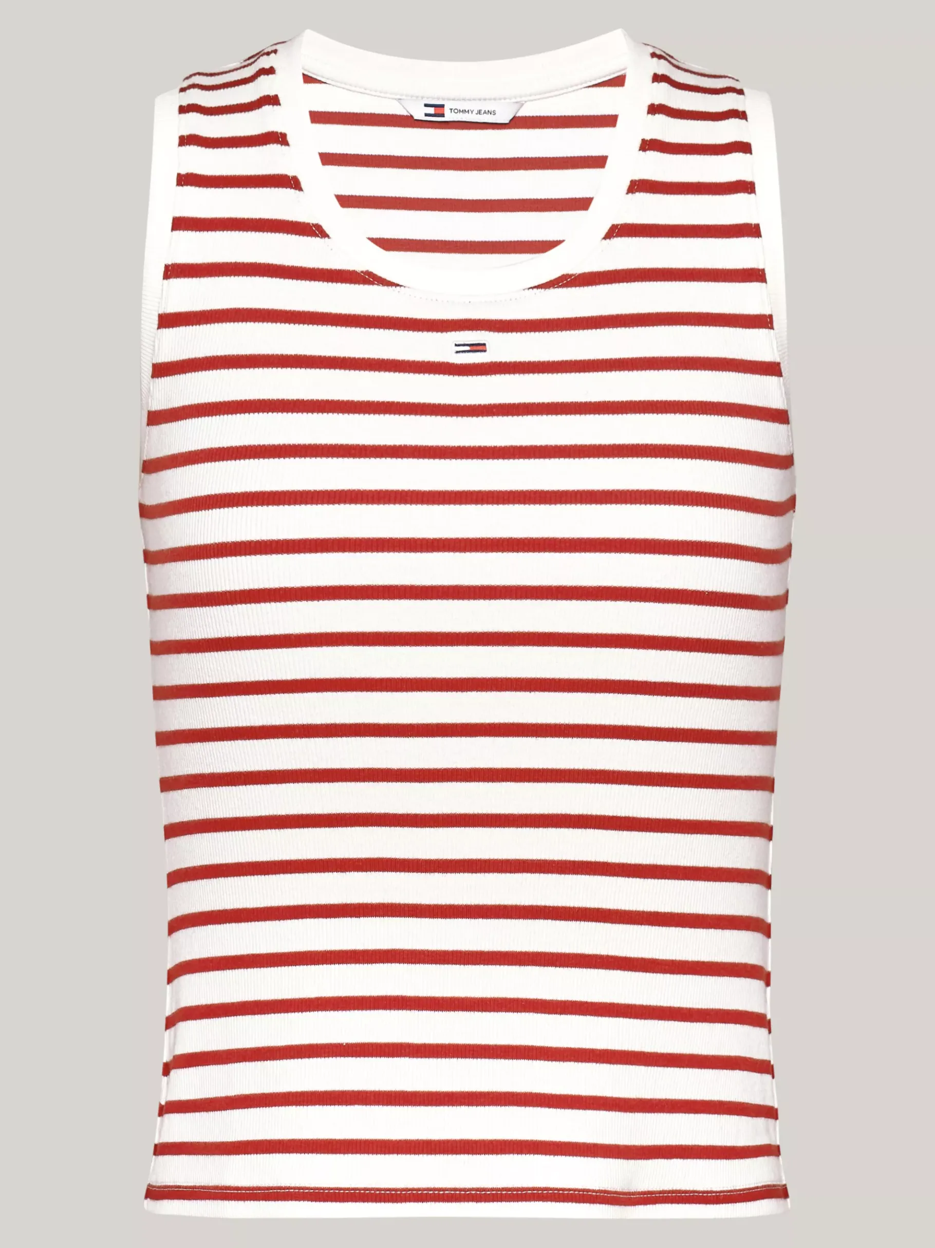 Tommy Hilfiger Geripptes Tanktop mit Breton-Streifen REGATTA RED / MULTI Shop