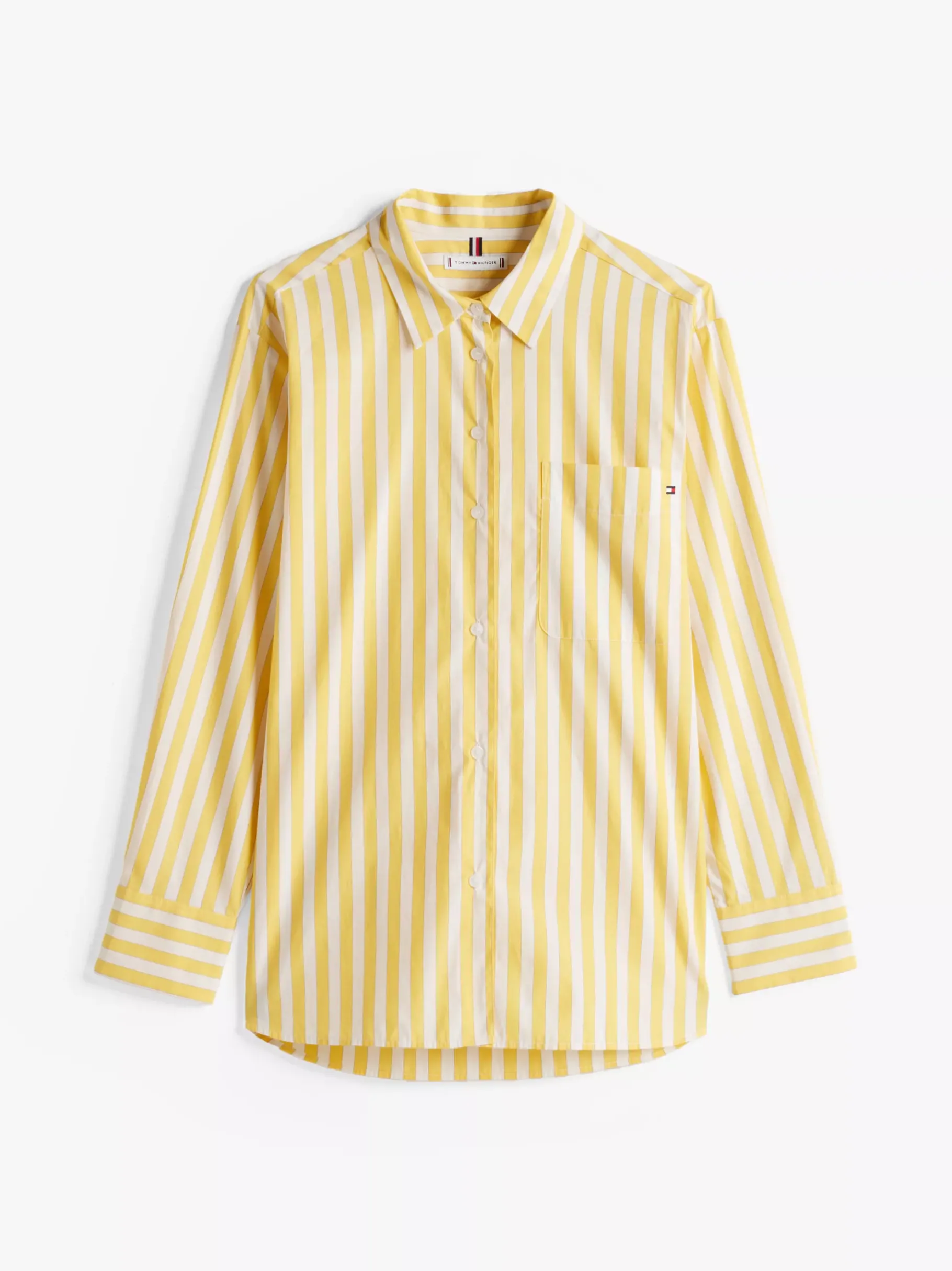 Tommy Hilfiger Gestreiftes Hemd mit Oversized Fit STP CITRONELLA Sale