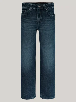 Tommy Hilfiger Girlfriend Straight Jeans mit -Waschung GREENCAST New