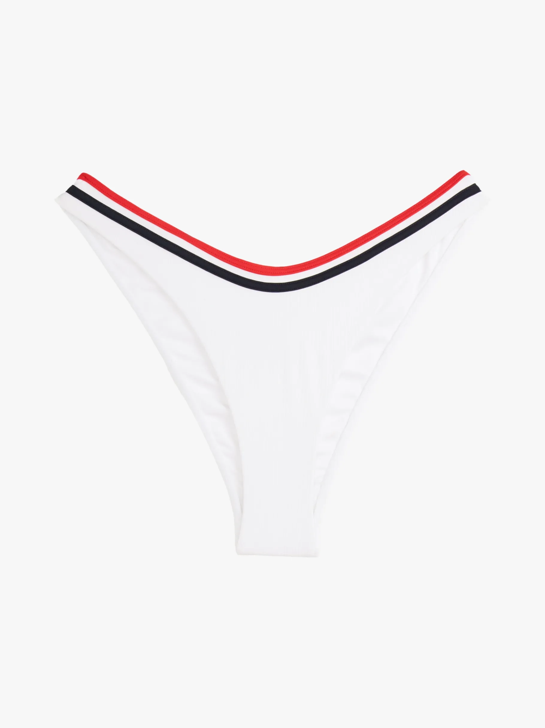 Tommy Hilfiger Global Stripe Cheeky Fit Bikinihose WHITE Best Sale