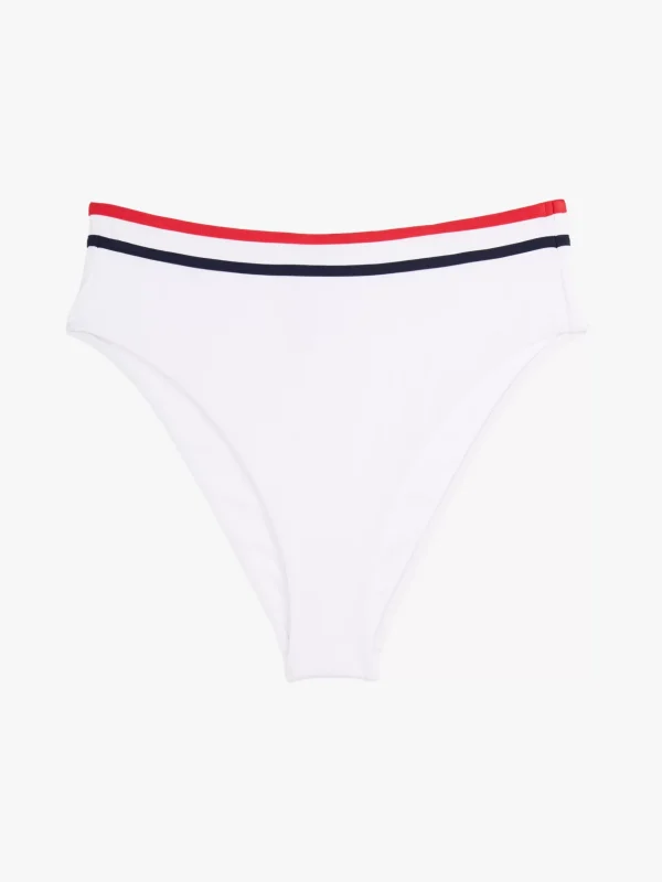 Tommy Hilfiger Global Stripe Cheeky Fit Bikinihose WHITE Store
