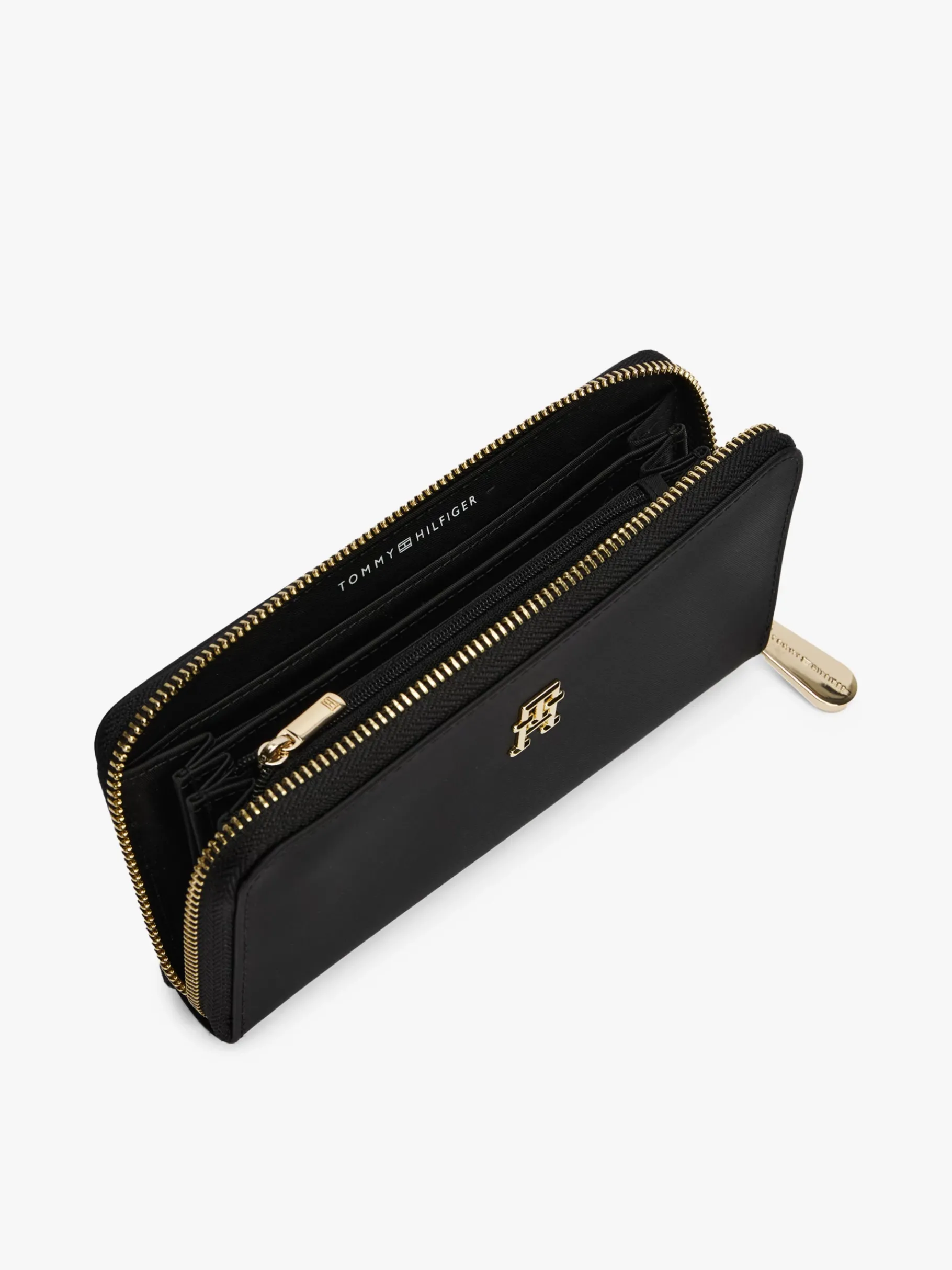 Tommy Hilfiger Große Brieftasche aus recyceltem Material BLACK Hot