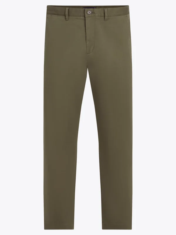 Tommy Hilfiger Harlem Relaxed Fit Chinos ARMY GREEN Outlet
