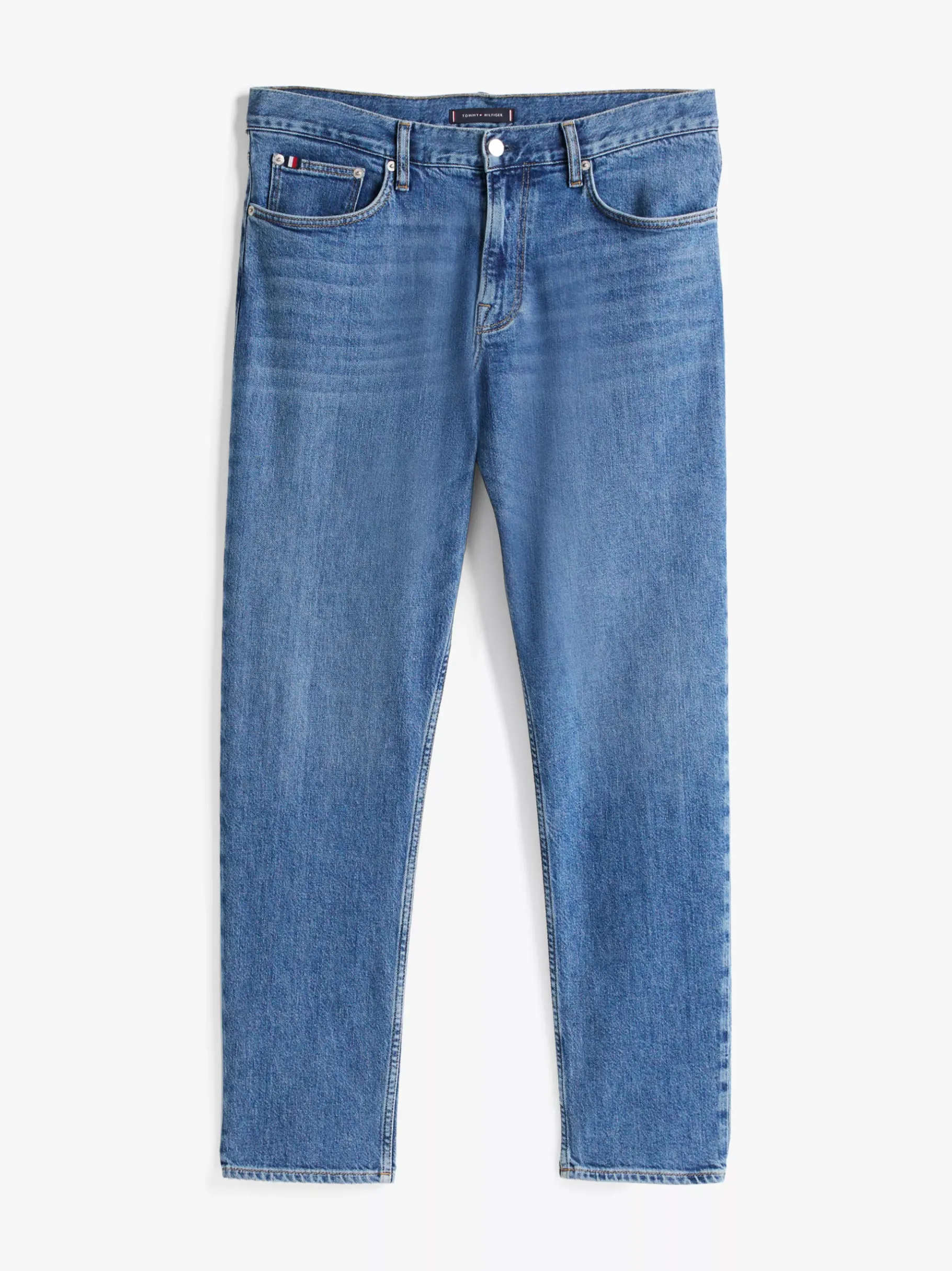 Tommy Hilfiger Harlem Relaxed Tapered Leg Jeans ROGER INDIGO Clearance